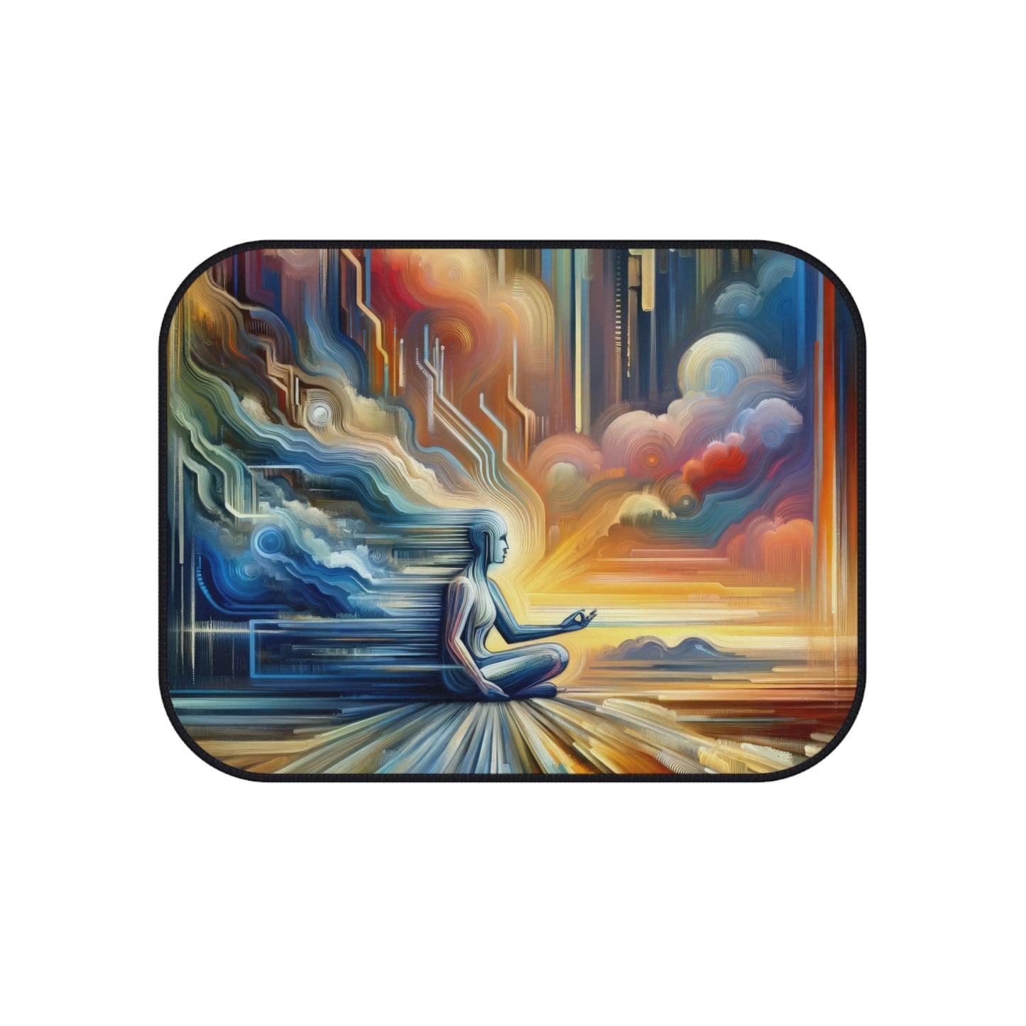 Eternal Digital Meditation Car Mats (Set of 4) - ATUH.ART