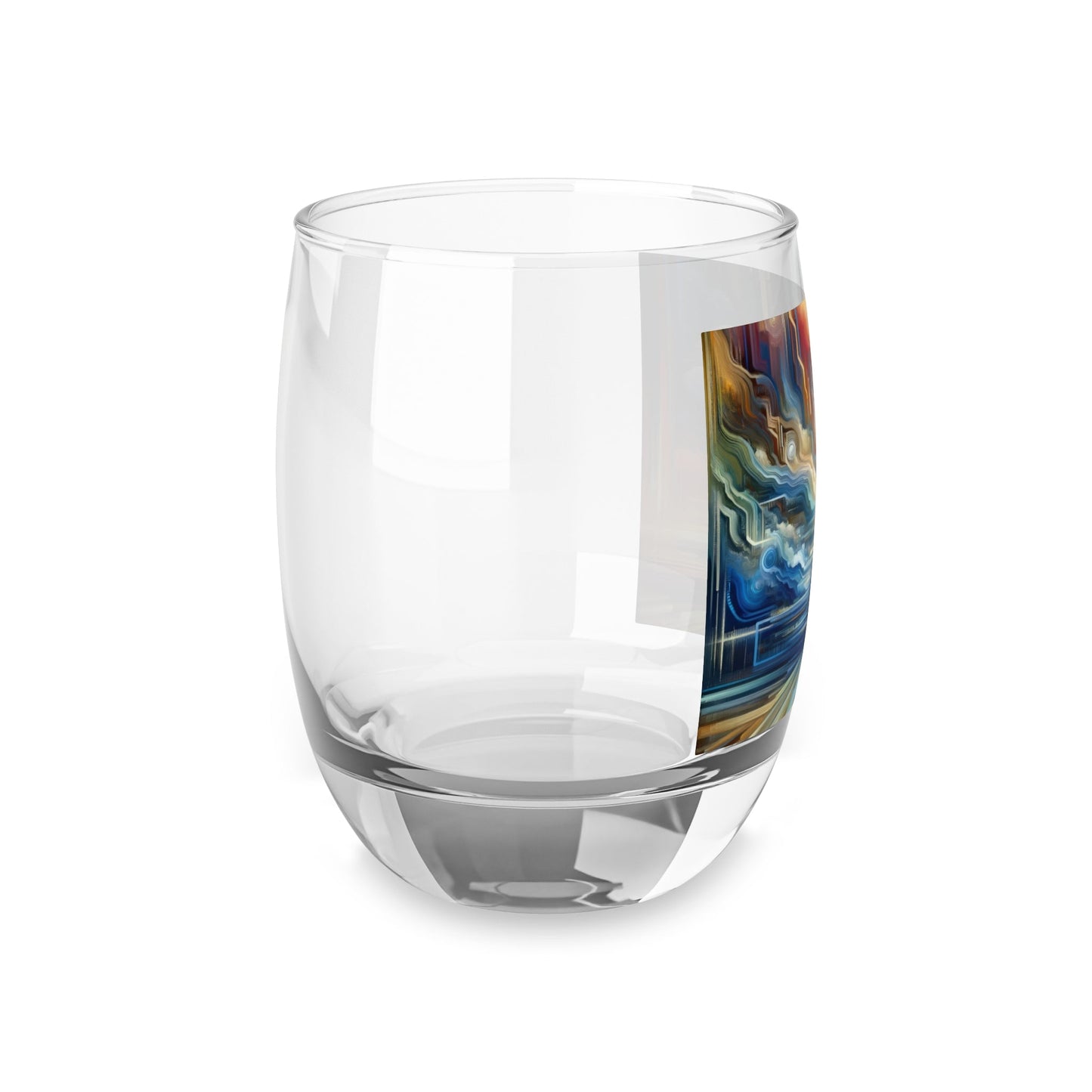 Eternal Digital Meditation Whiskey Glass - ATUH.ART