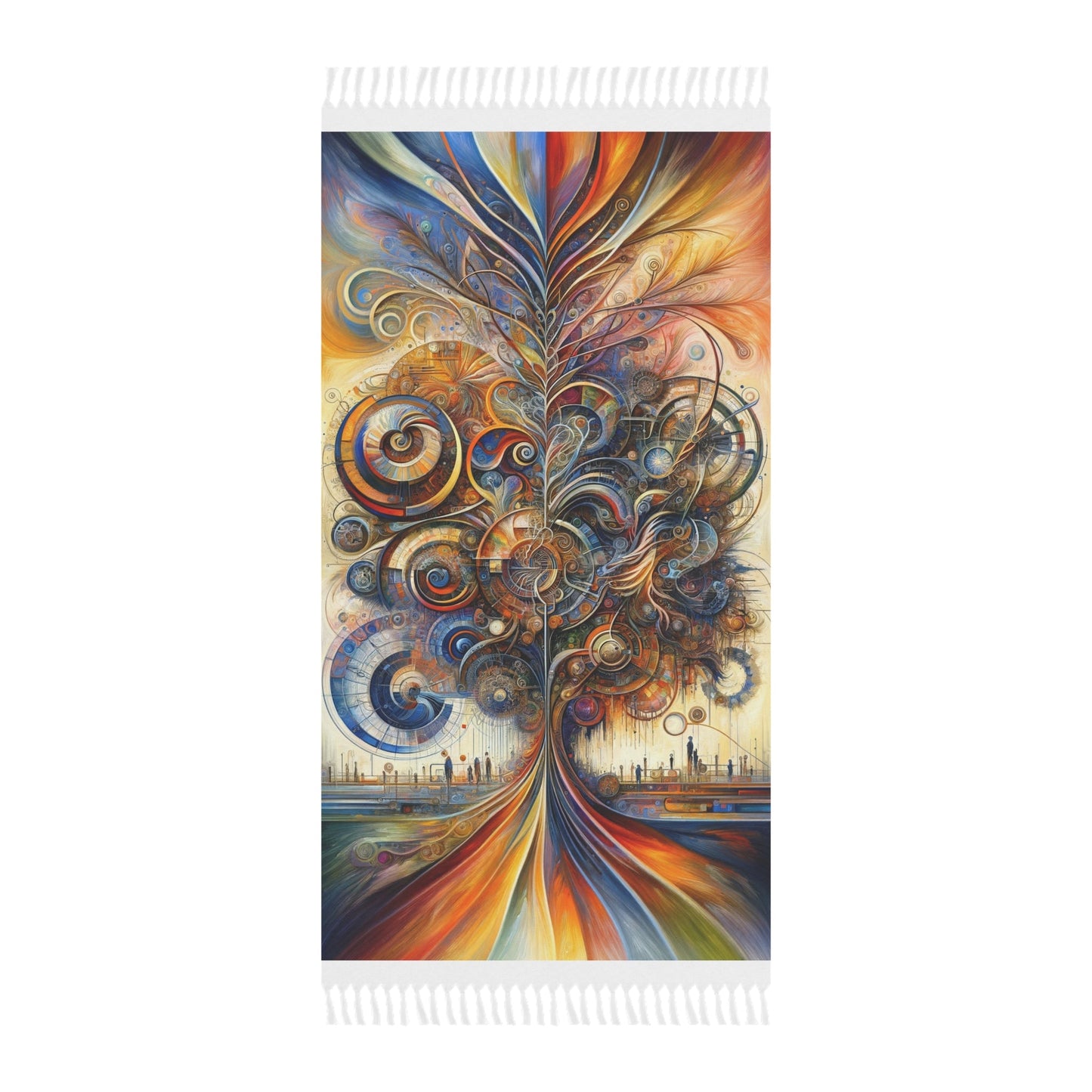 Ethos Web Abstract Boho Beach Cloth - ATUH.ART