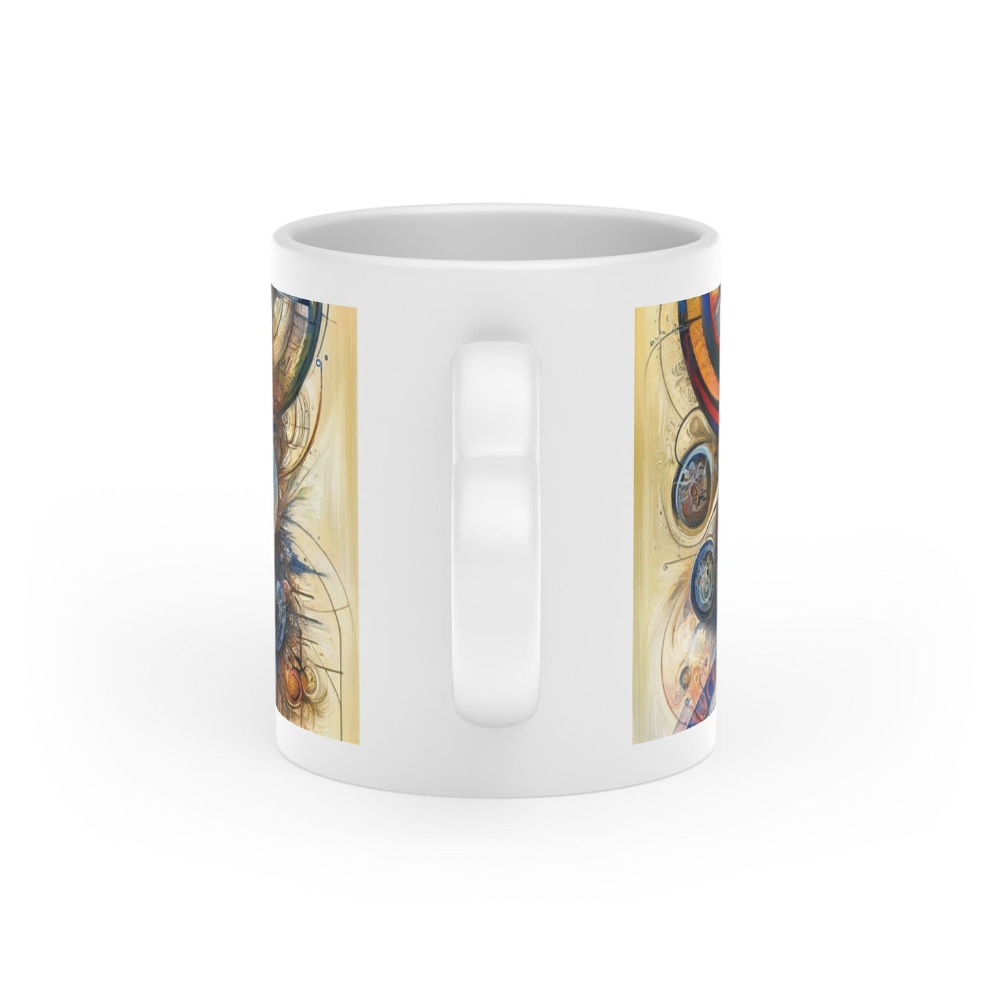 Ethos Web Abstract Heart-Shaped Mug - ATUH.ART