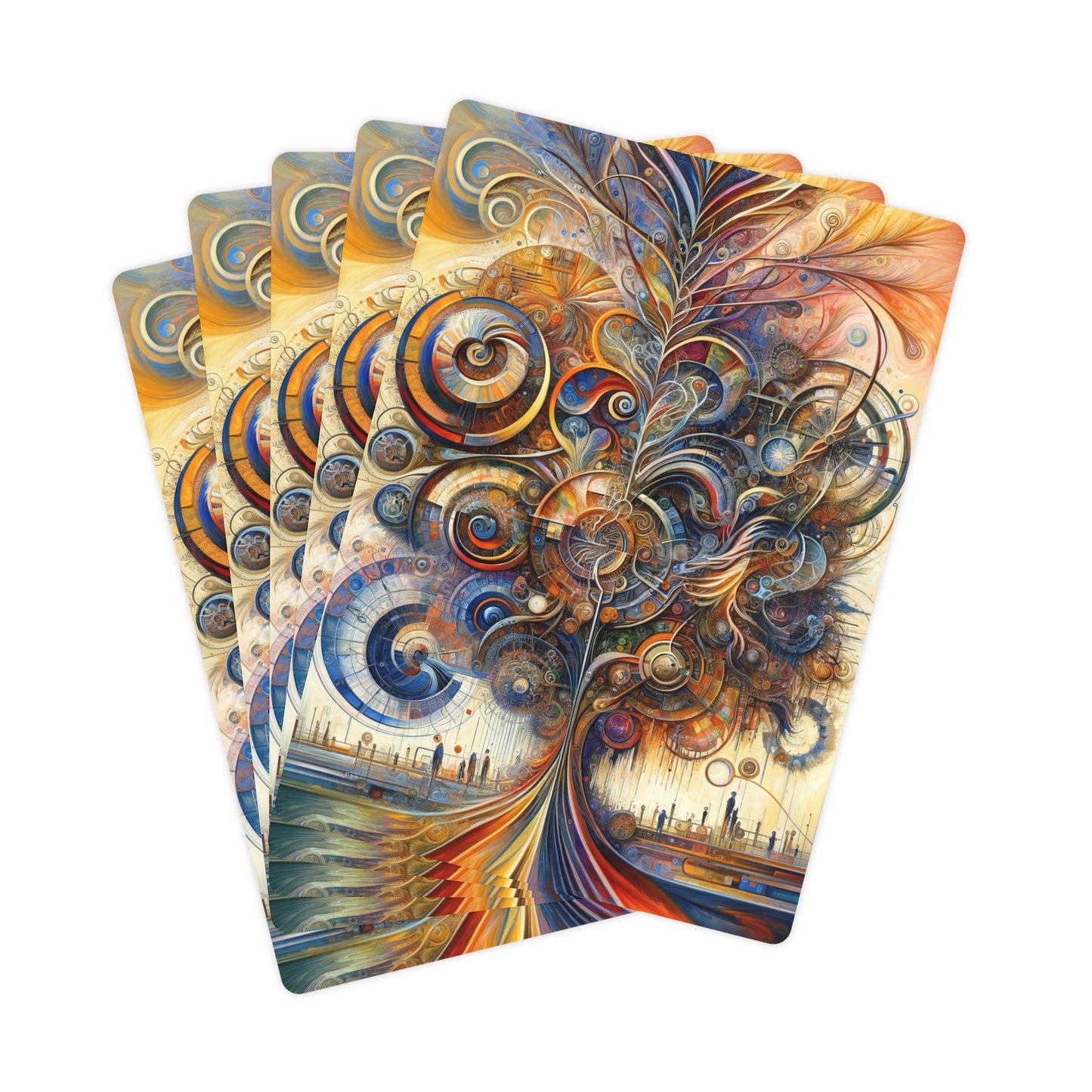 Ethos Web Abstract Poker Cards - ATUH.ART