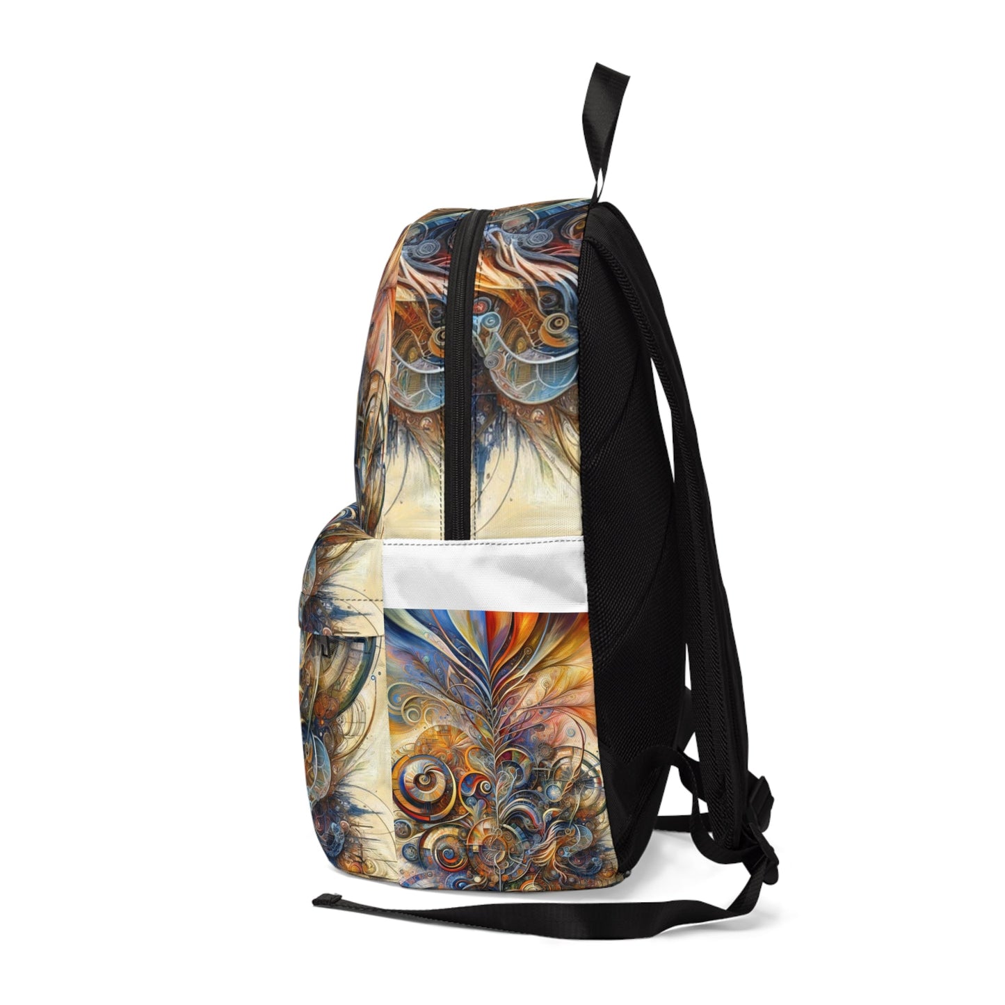 Ethos Web Abstract Unisex Classic Backpack - ATUH.ART