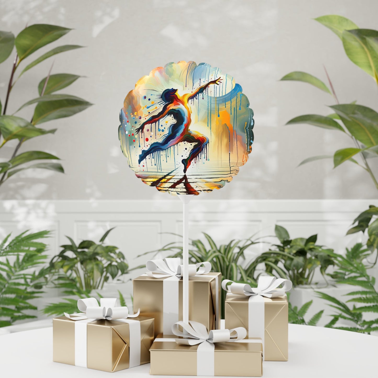 Expressive Dance Reflection Balloon (Round and Heart-shaped), 11" - ATUH.ART