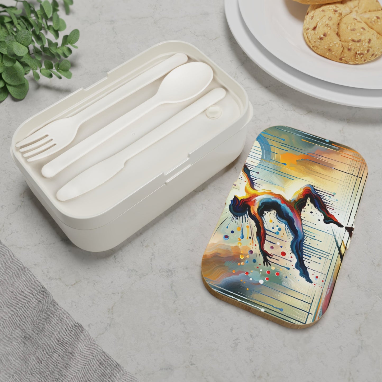 Expressive Dance Reflection Bento Lunch Box - ATUH.ART