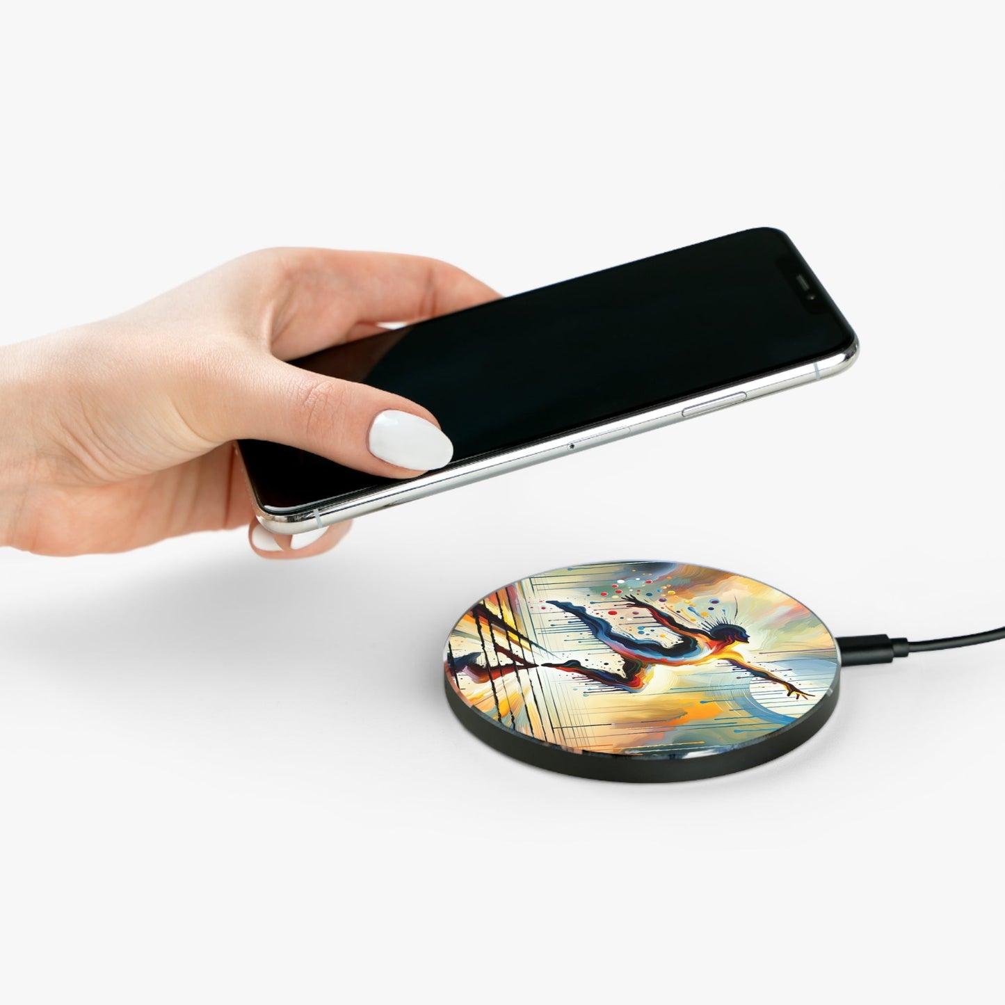 Expressive Dance Reflection Wireless Charger - ATUH.ART
