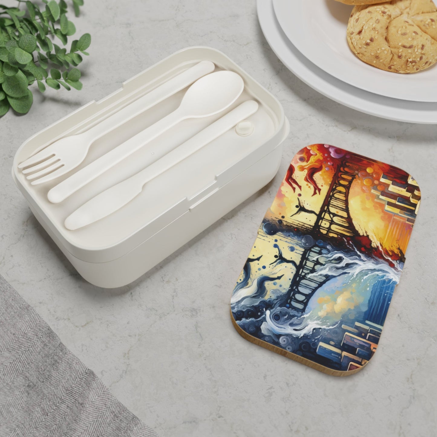 Faithful Diving Bridges Bento Lunch Box - ATUH.ART