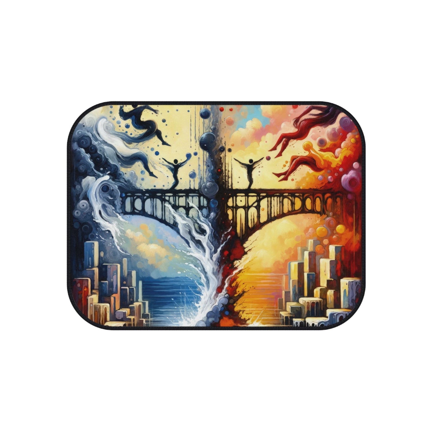 Faithful Diving Bridges Car Mats (Set of 4) - ATUH.ART