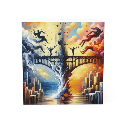 Faithful Diving Bridges Note Cube - ATUH.ART