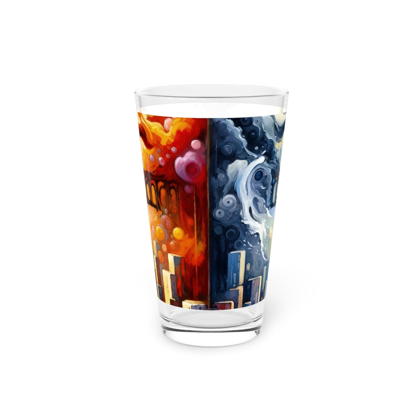 Faithful Diving Bridges Pint Glass, 16oz - ATUH.ART