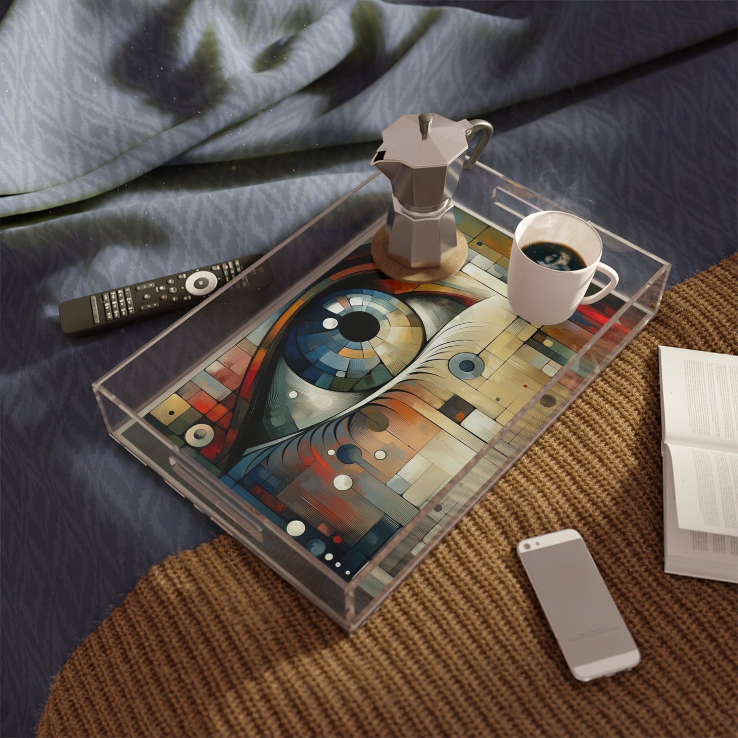 Focused Vision Quest Acrylic Serving Tray - ATUH.ART