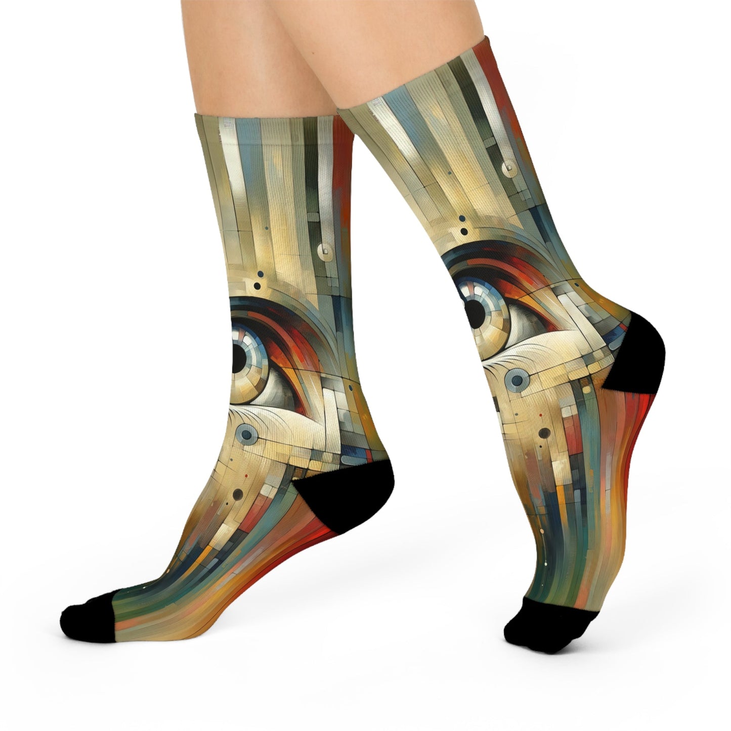 Focused Vision Quest Cushioned Crew Socks - ATUH.ART