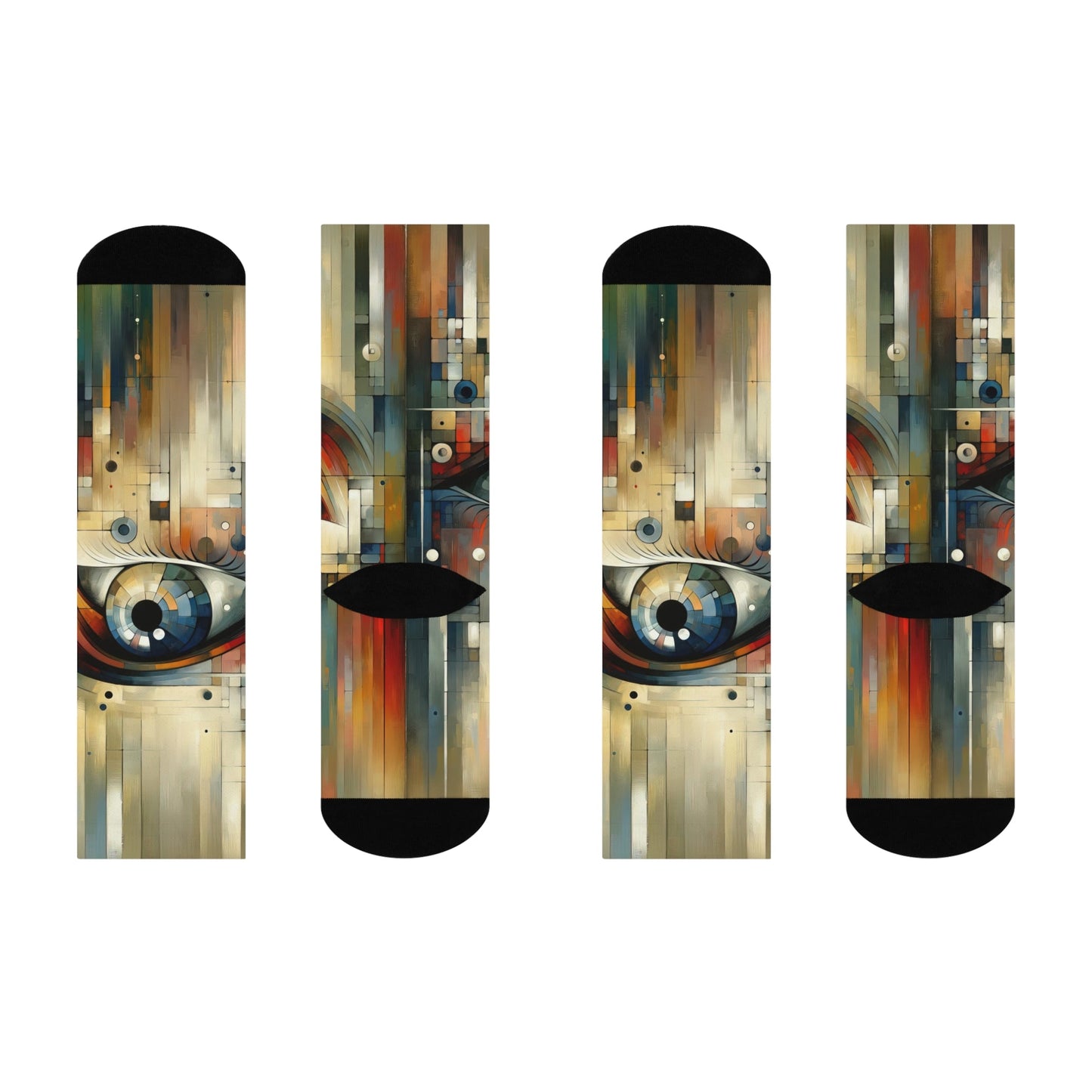 Focused Vision Quest Cushioned Crew Socks - ATUH.ART