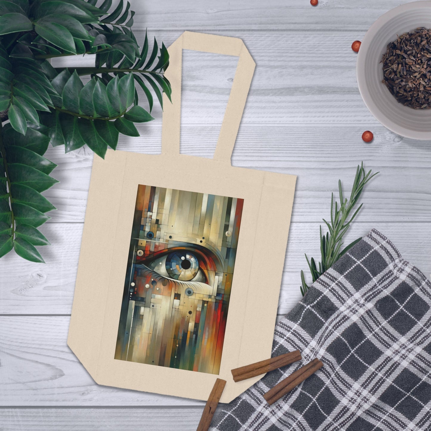 Focused Vision Quest Double Wine Tote Bag - ATUH.ART