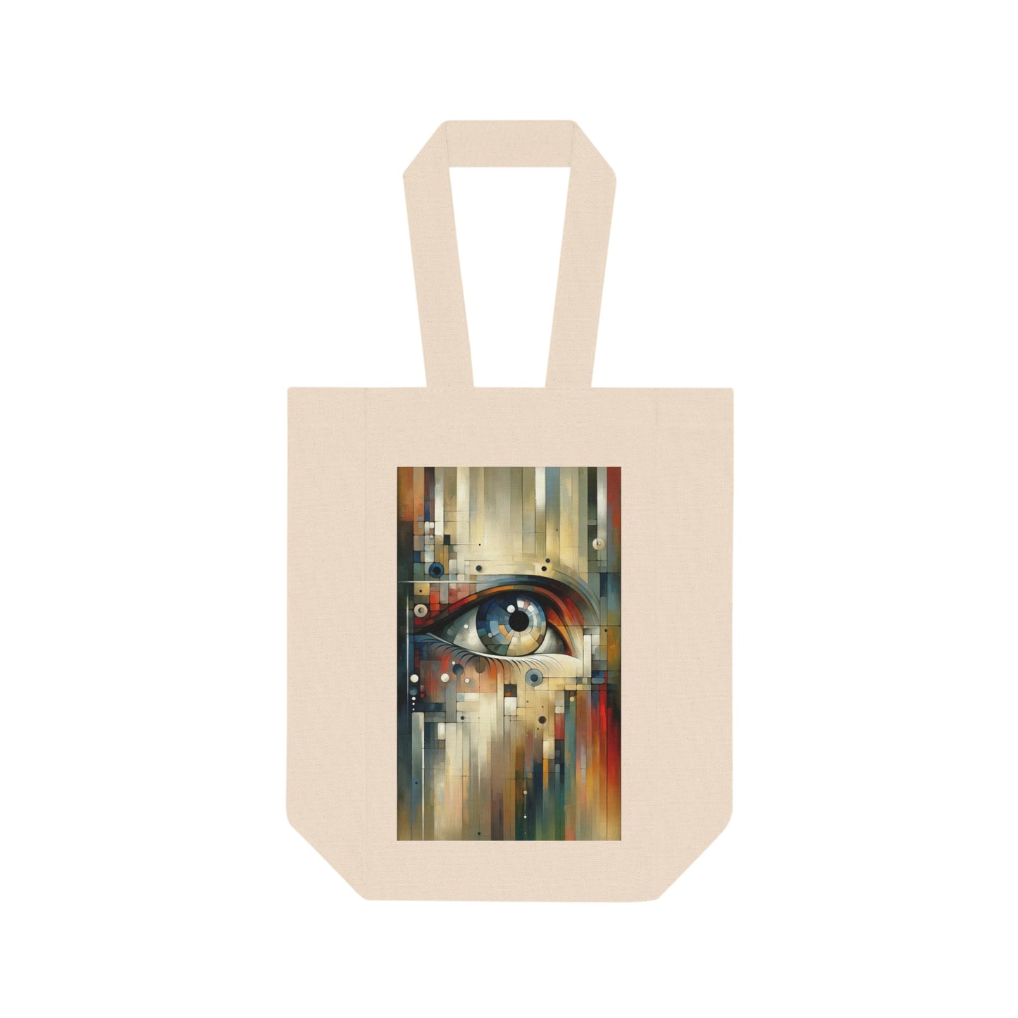 Focused Vision Quest Double Wine Tote Bag - ATUH.ART