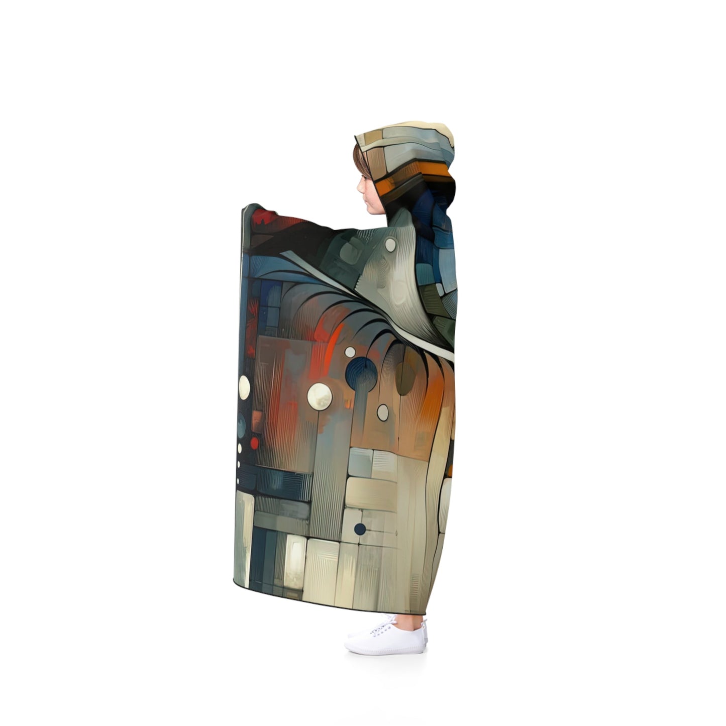 Focused Vision Quest Hooded Blanket - ATUH.ART