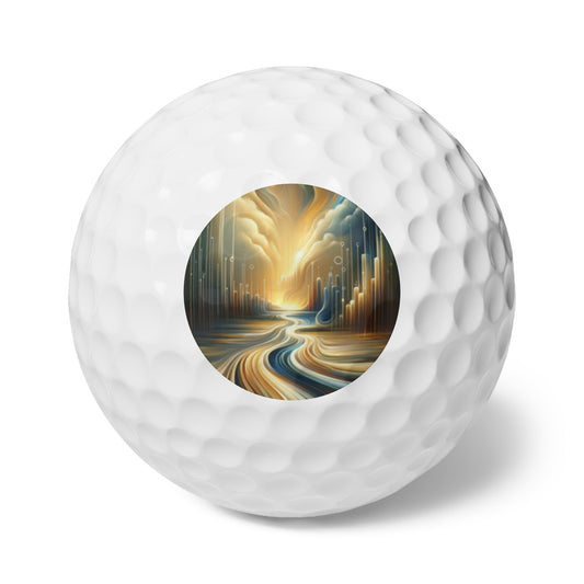 Frequency Shift Evocative Golf Balls, 6pcs - ATUH.ART