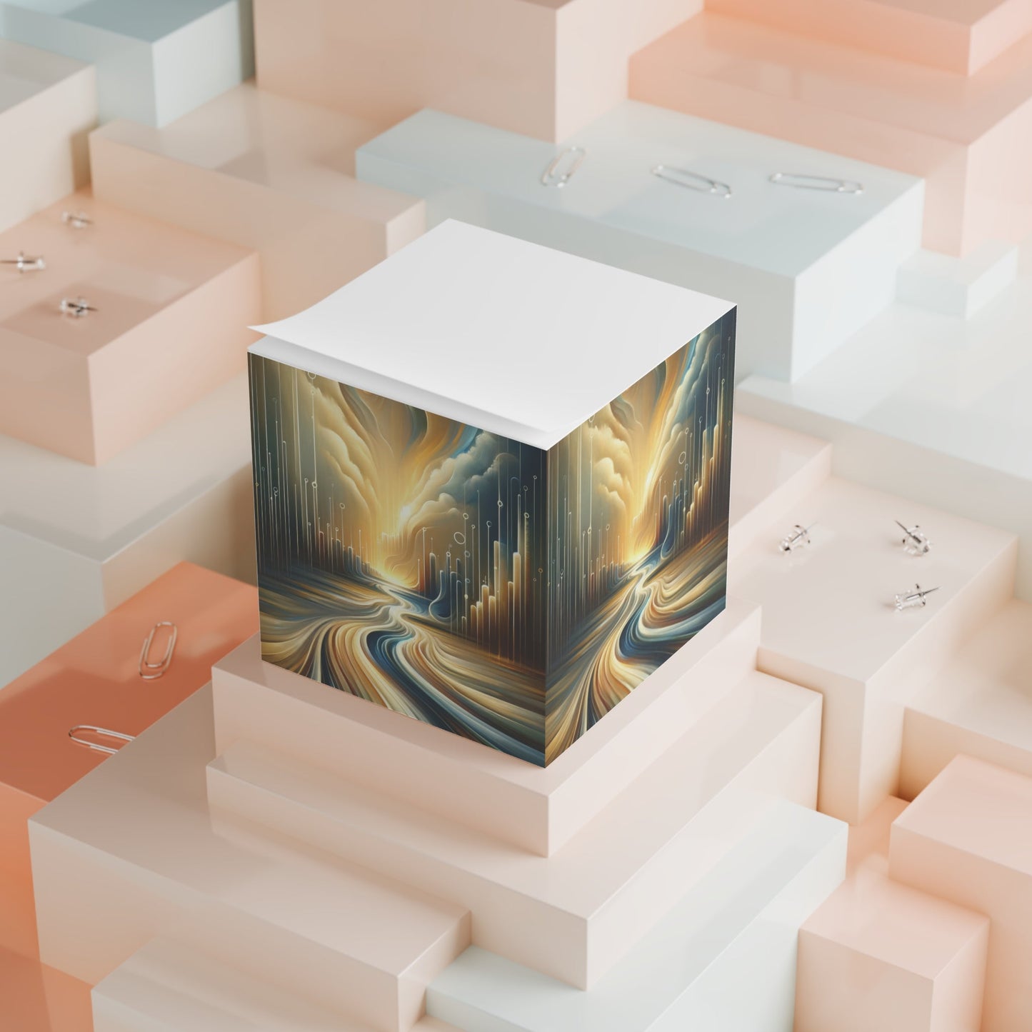 Frequency Shift Evocative Note Cube - ATUH.ART