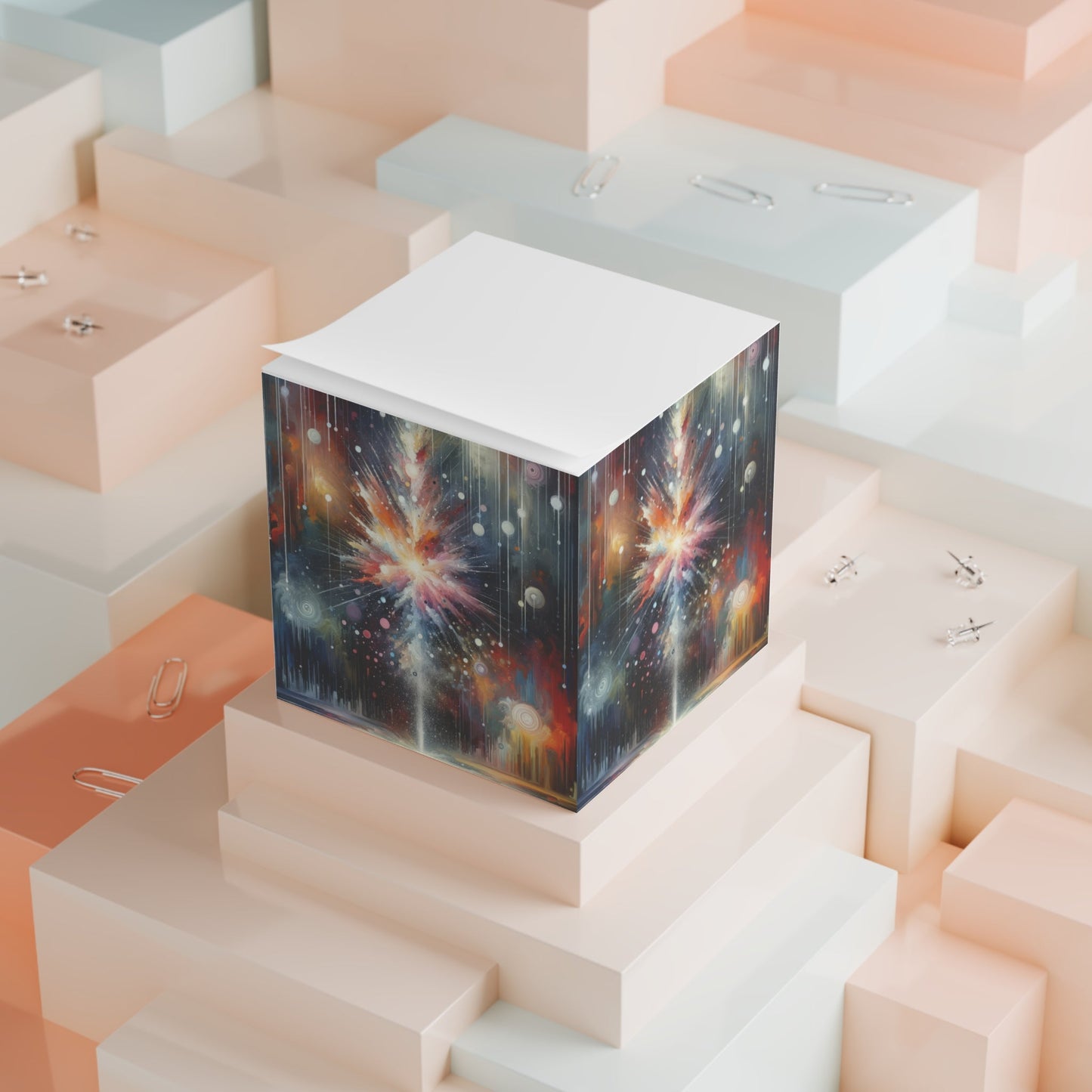 Galactic Mind Clarity Note Cube - ATUH.ART