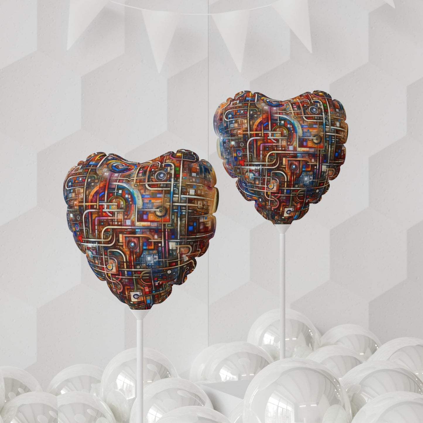 Grandest App Tapestry Balloon (Round and Heart-shaped), 11" - ATUH.ART