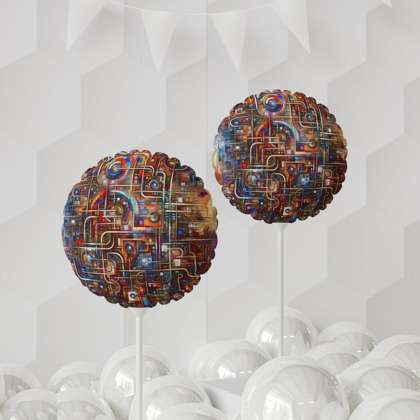 Grandest App Tapestry Balloon (Round and Heart-shaped), 11" - ATUH.ART