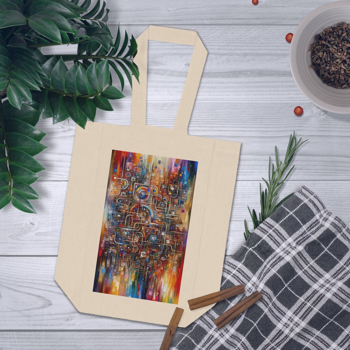 Grandest App Tapestry Double Wine Tote Bag - ATUH.ART