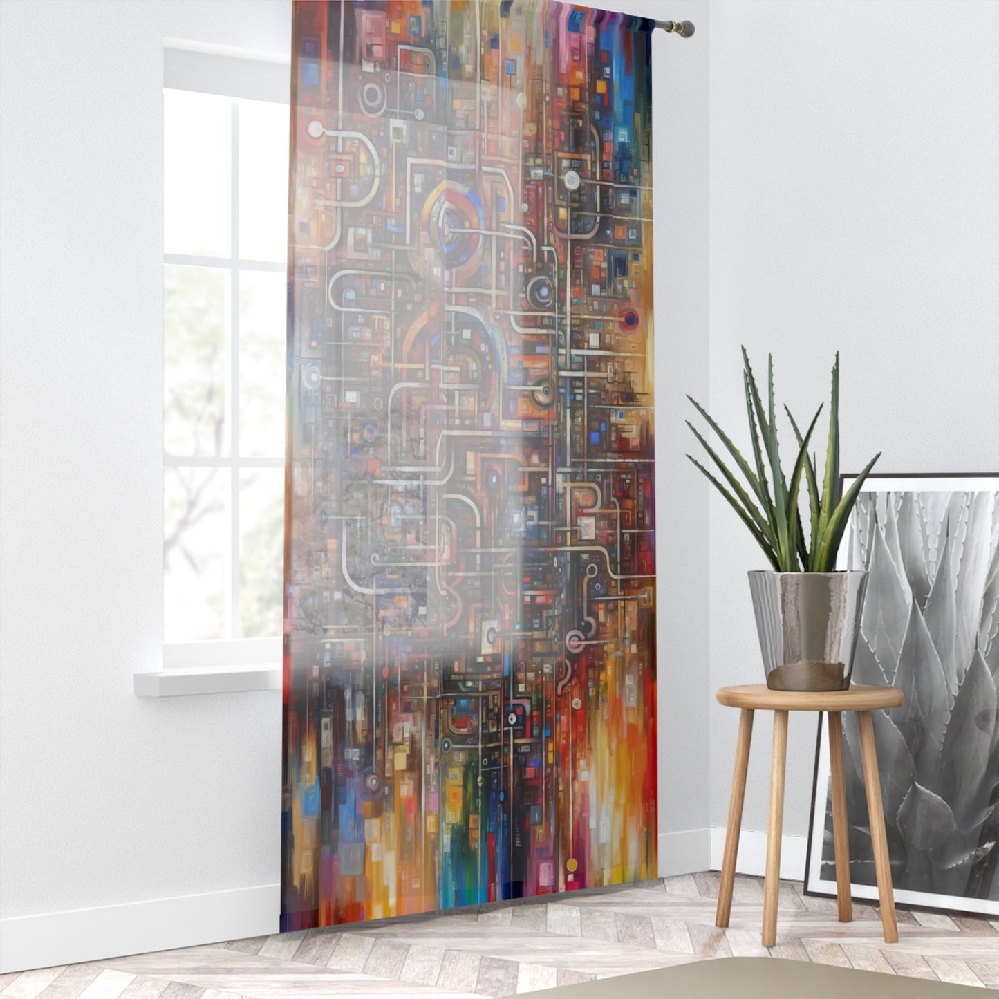 Grandest App Tapestry Window Curtain - ATUH.ART