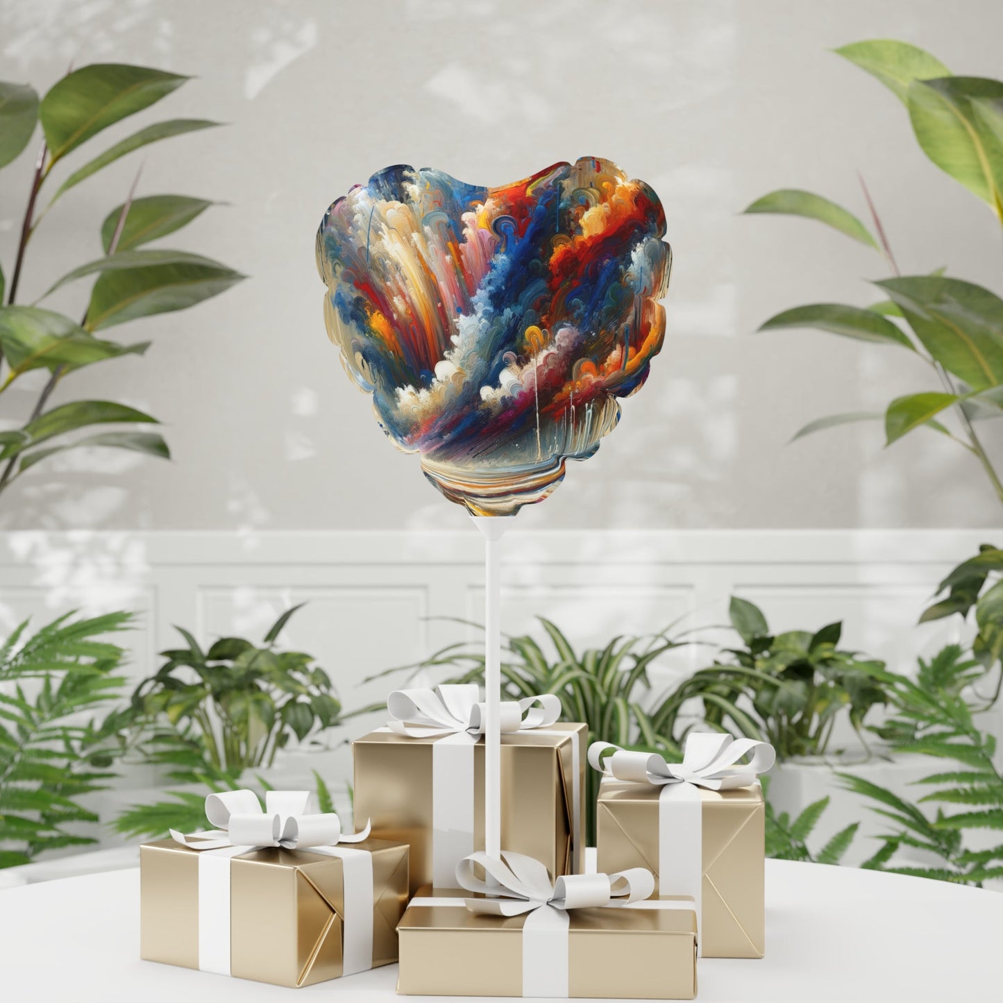 Grandiose Transformation Tachism Balloon (Round and Heart-shaped), 11" - ATUH.ART