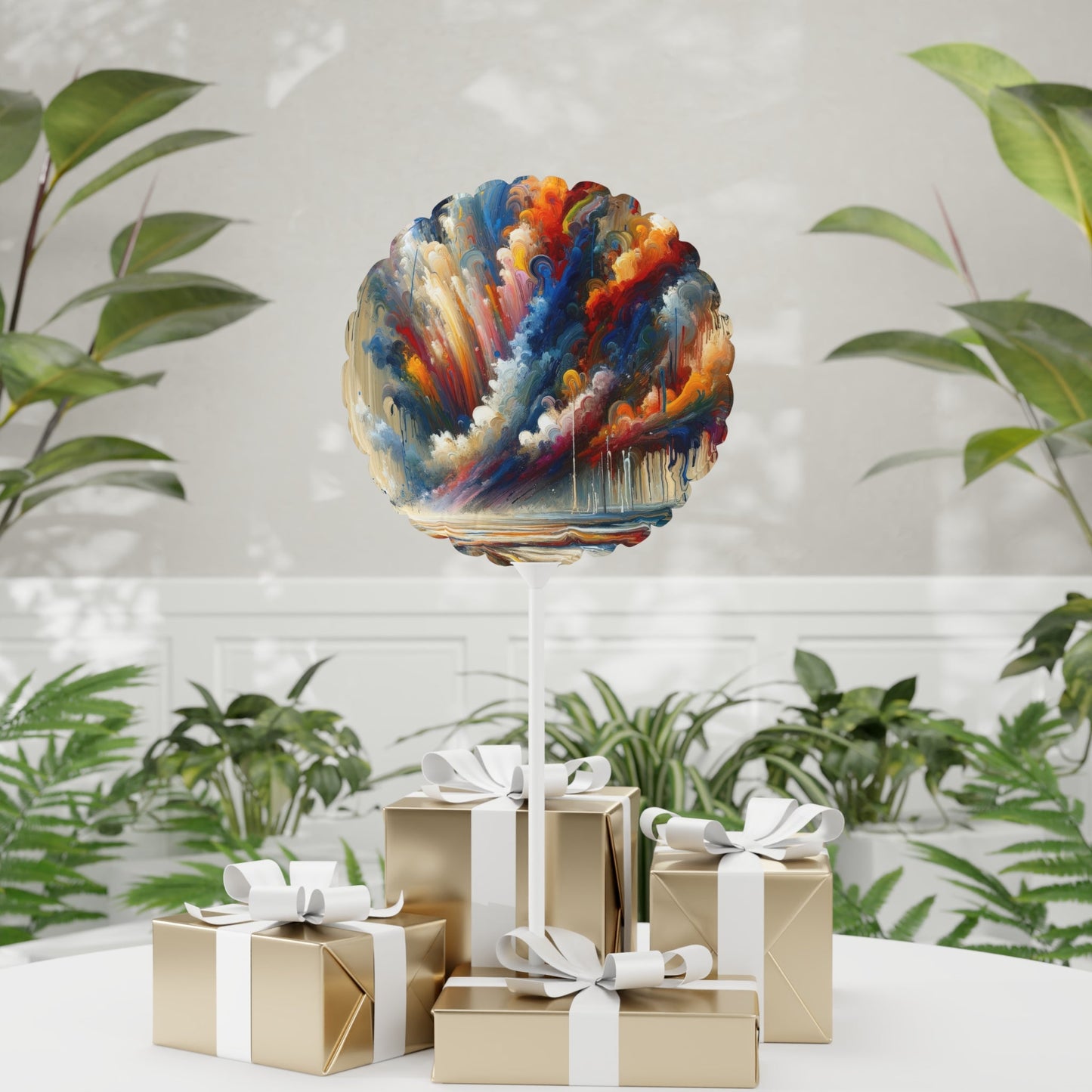 Grandiose Transformation Tachism Balloon (Round and Heart-shaped), 11" - ATUH.ART