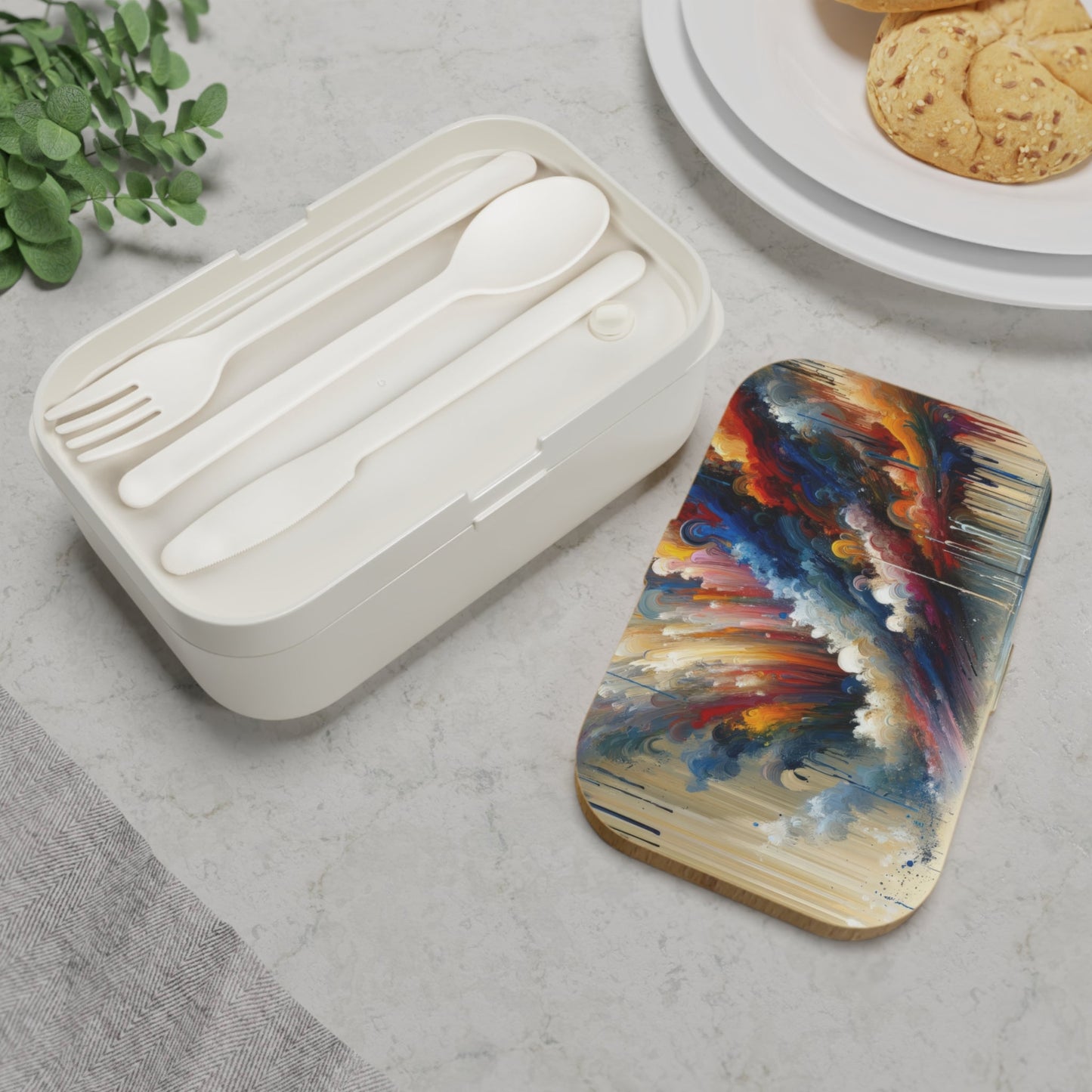 Grandiose Transformation Tachism Bento Lunch Box - ATUH.ART