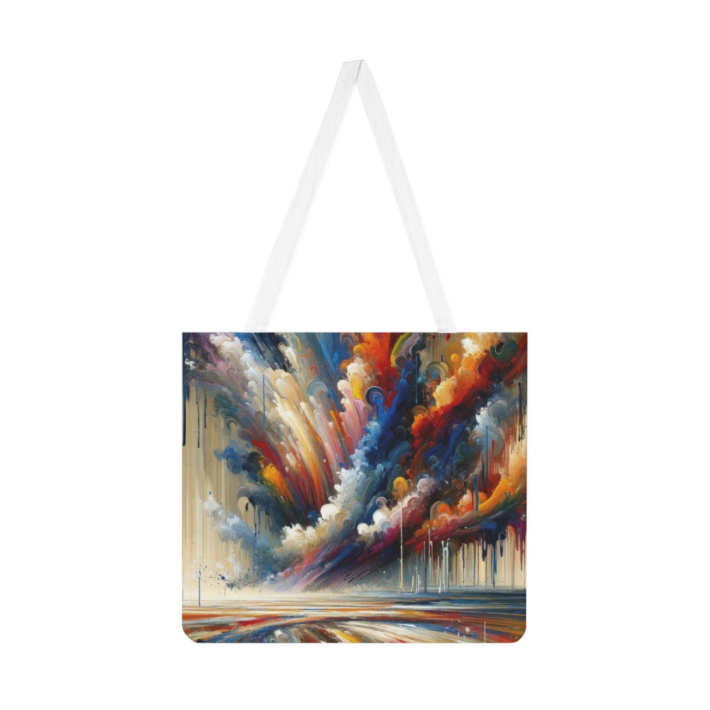 Grandiose Transformation Tachism Shoulder Tote Bag (AOP) - ATUH.ART