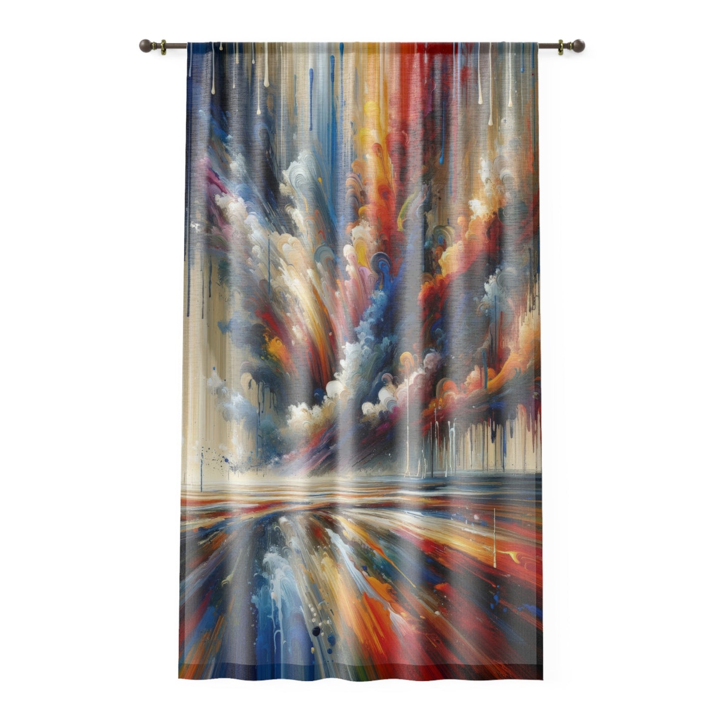 Grandiose Transformation Tachism Window Curtain - ATUH.ART