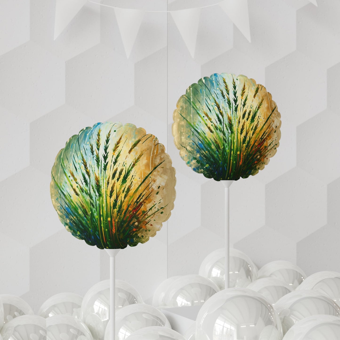 Grass Testament Change Balloon (Round and Heart-shaped), 11" - ATUH.ART