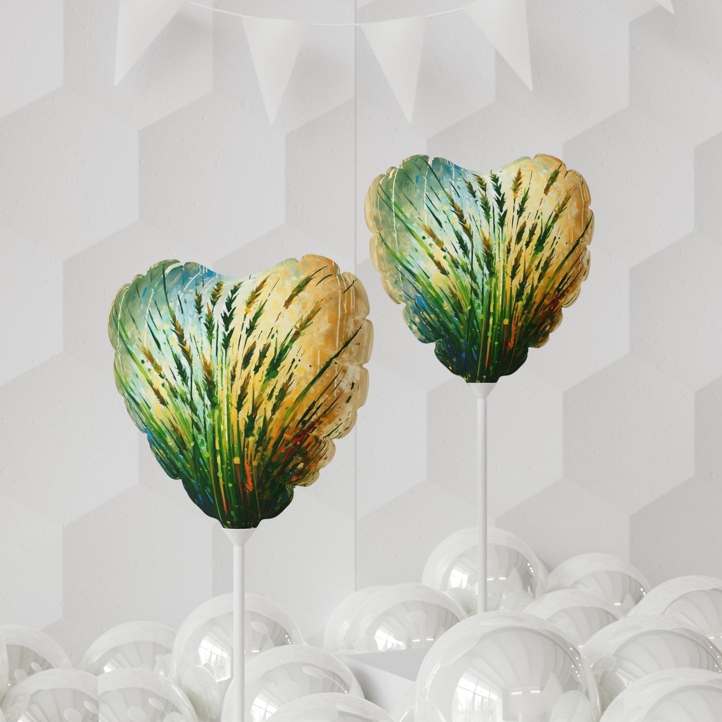 Grass Testament Change Balloon (Round and Heart-shaped), 11" - ATUH.ART