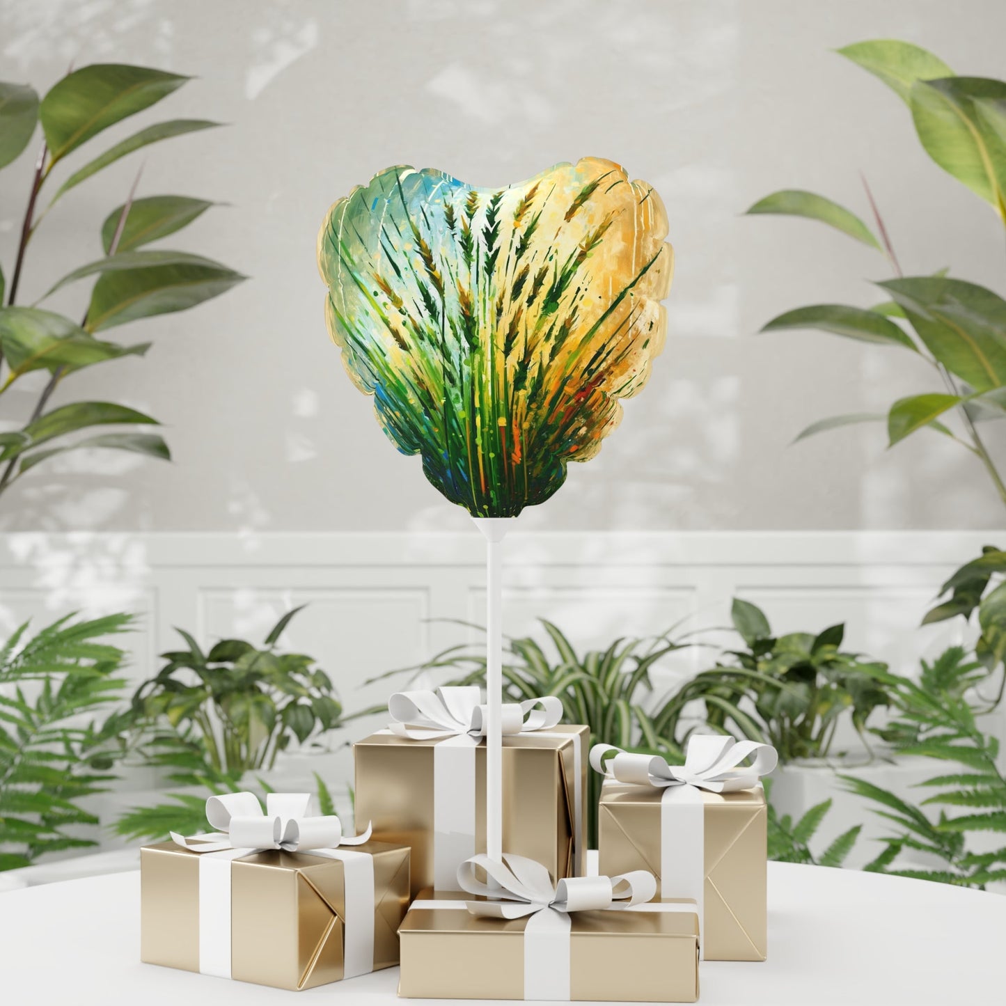 Grass Testament Change Balloon (Round and Heart-shaped), 11" - ATUH.ART