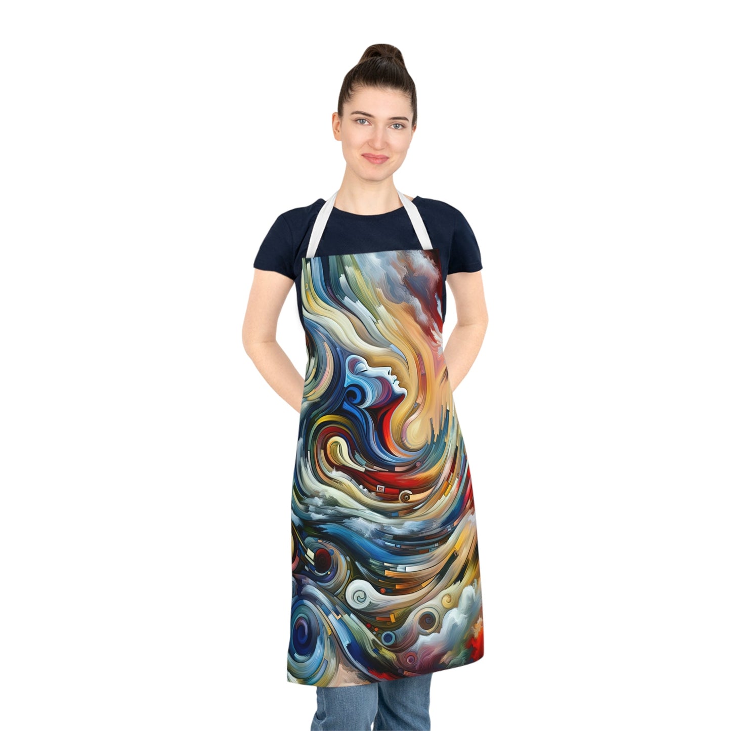 Gratitude Melodic Transformation Adult Apron (AOP) - ATUH.ART