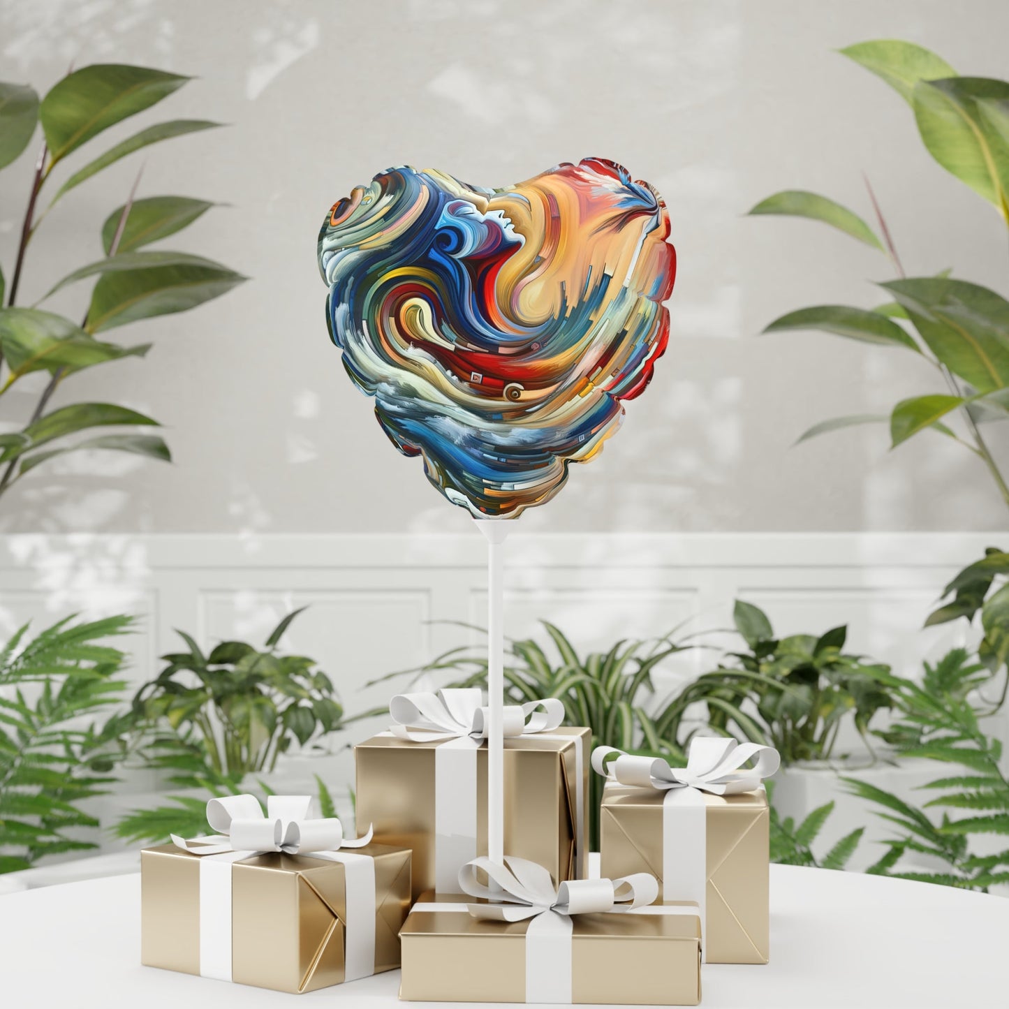 Gratitude Melodic Transformation Balloon (Round and Heart-shaped), 11" - ATUH.ART