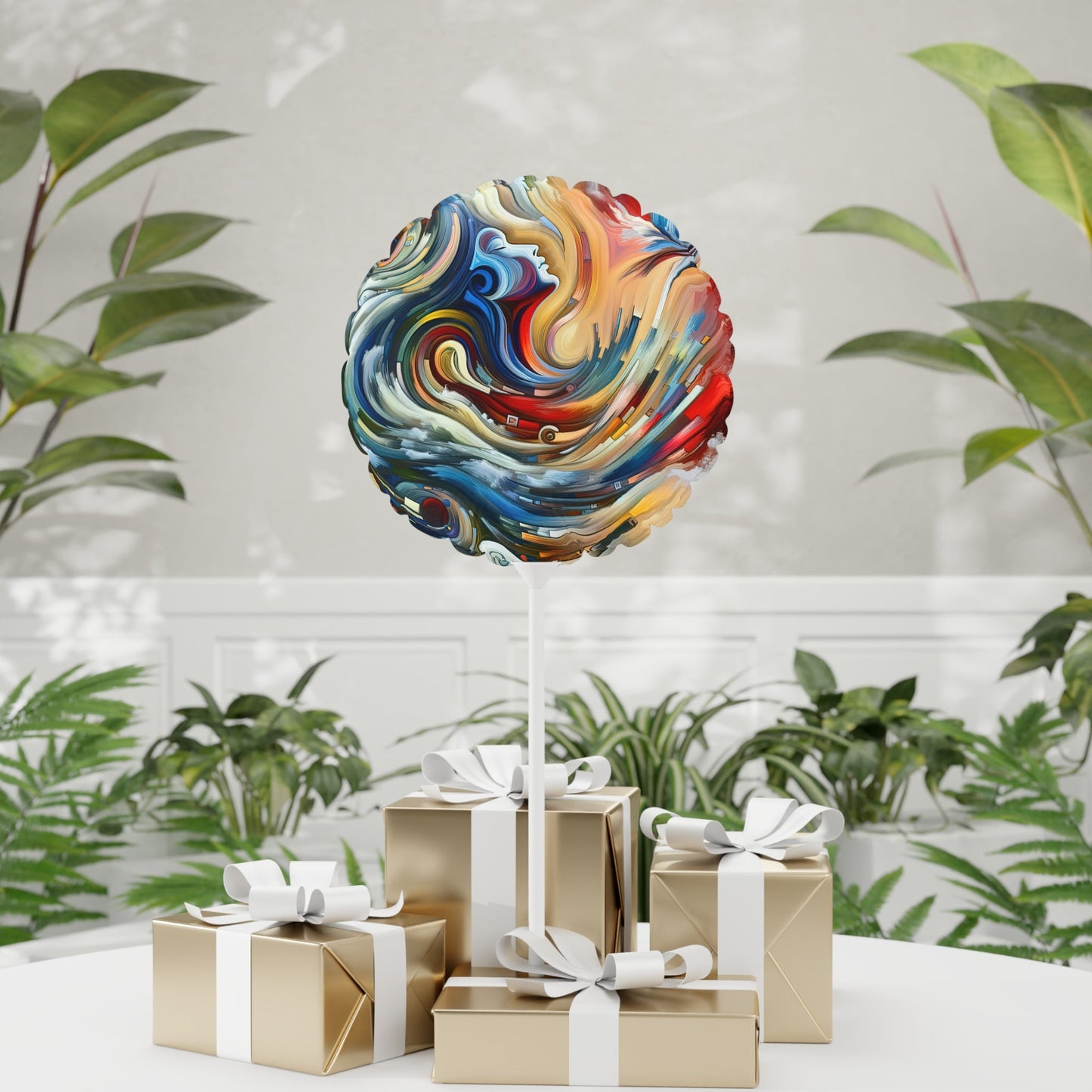 Gratitude Melodic Transformation Balloon (Round and Heart-shaped), 11" - ATUH.ART