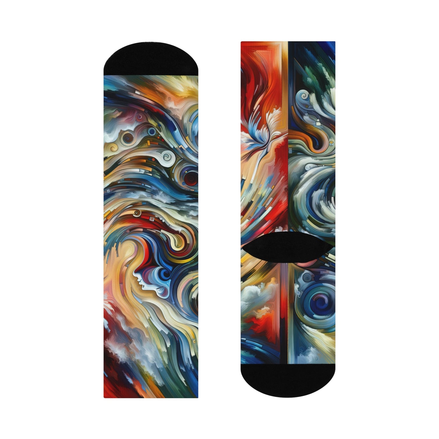 Gratitude Melodic Transformation Cushioned Crew Socks - ATUH.ART
