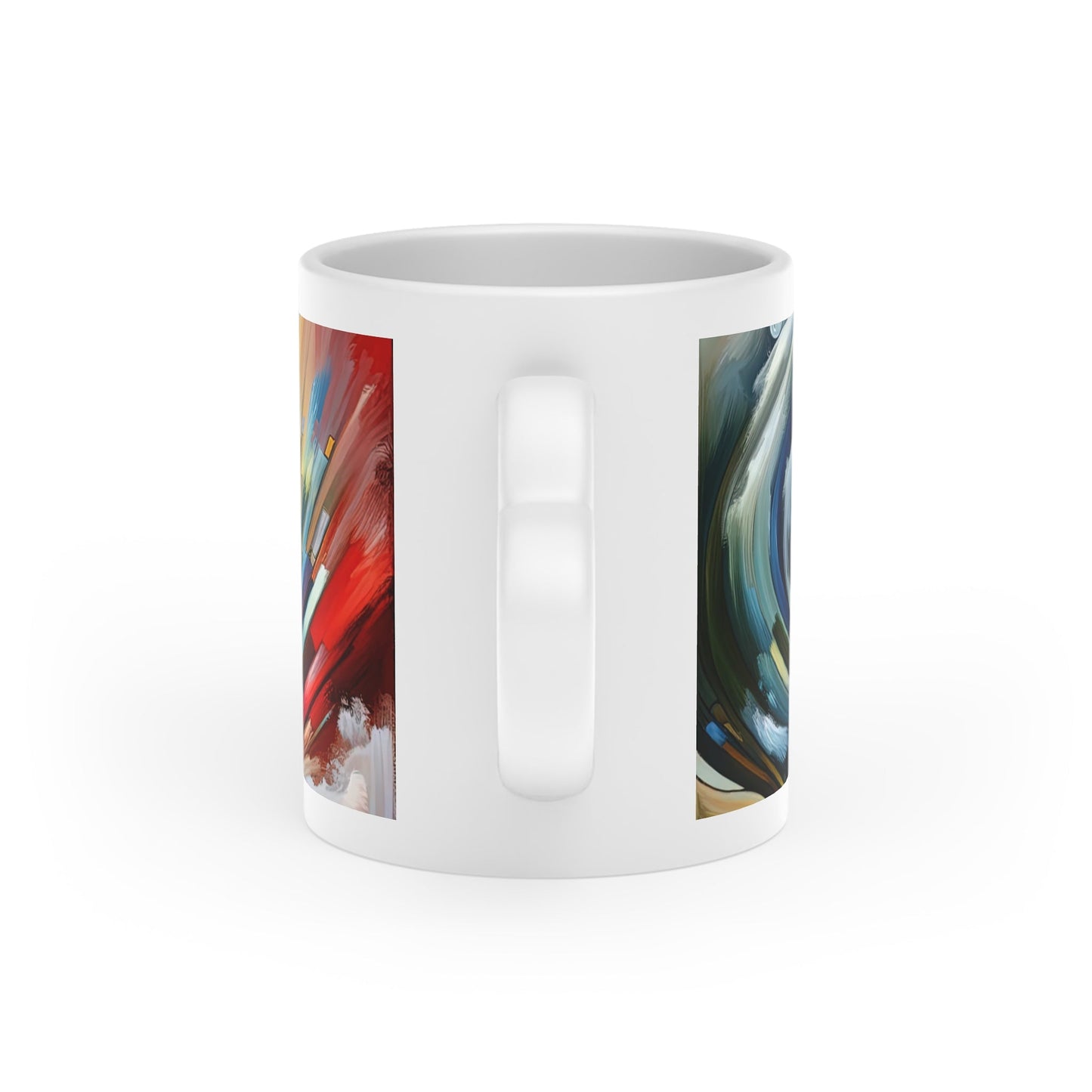 Gratitude Melodic Transformation Heart-Shaped Mug - ATUH.ART