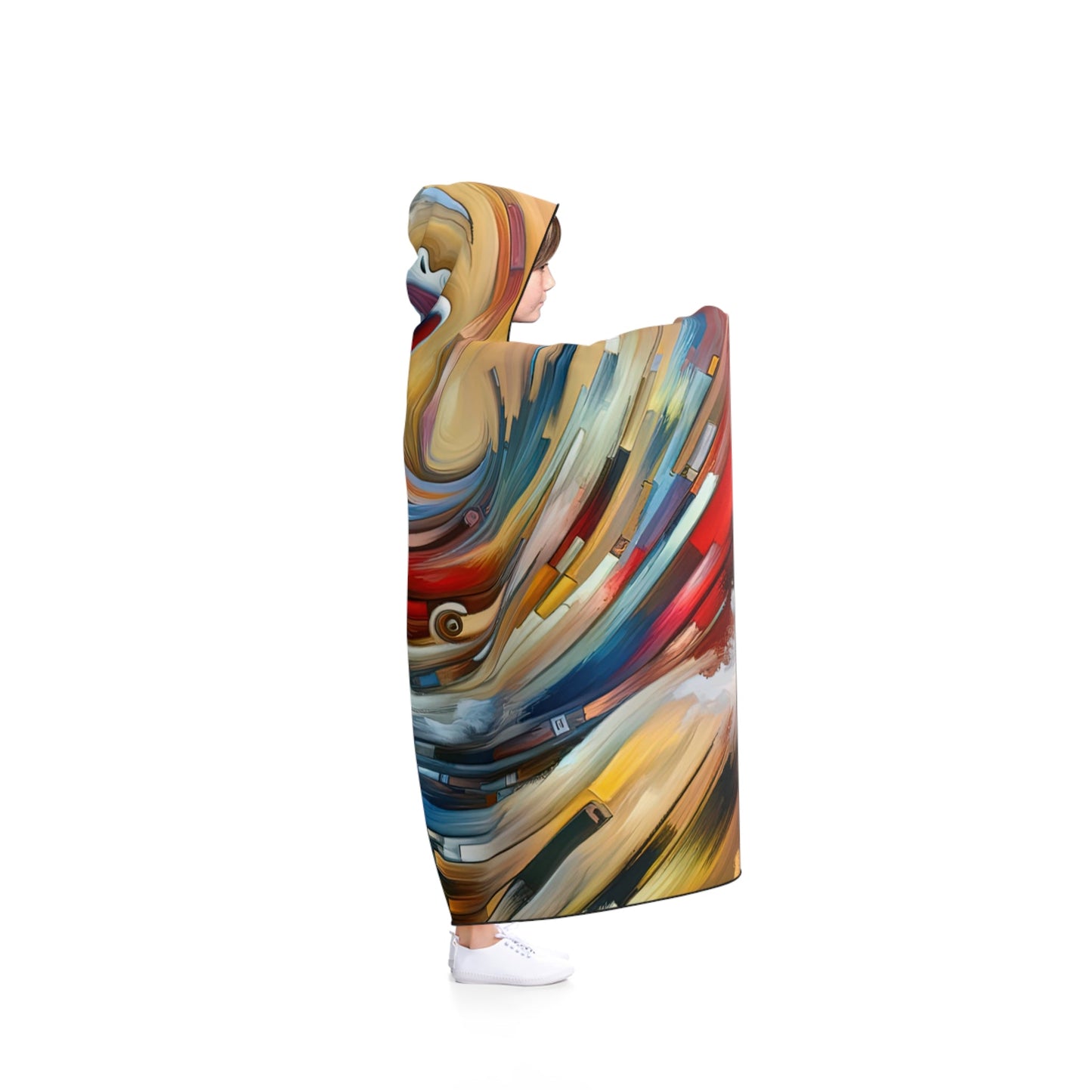 Gratitude Melodic Transformation Hooded Blanket - ATUH.ART