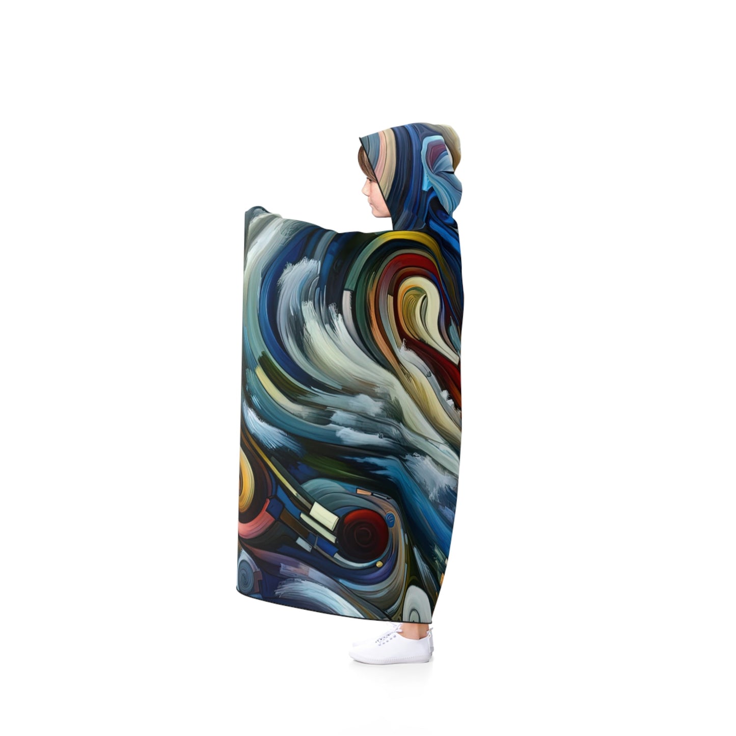 Gratitude Melodic Transformation Hooded Blanket - ATUH.ART