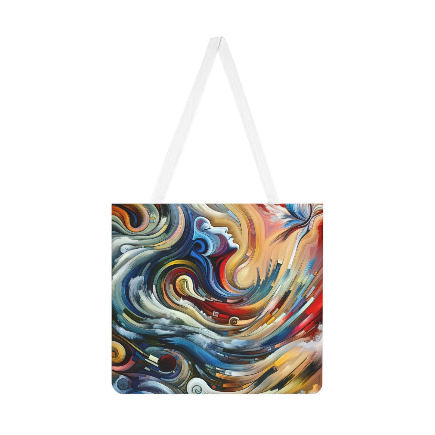 Gratitude Melodic Transformation Shoulder Tote Bag (AOP) - ATUH.ART