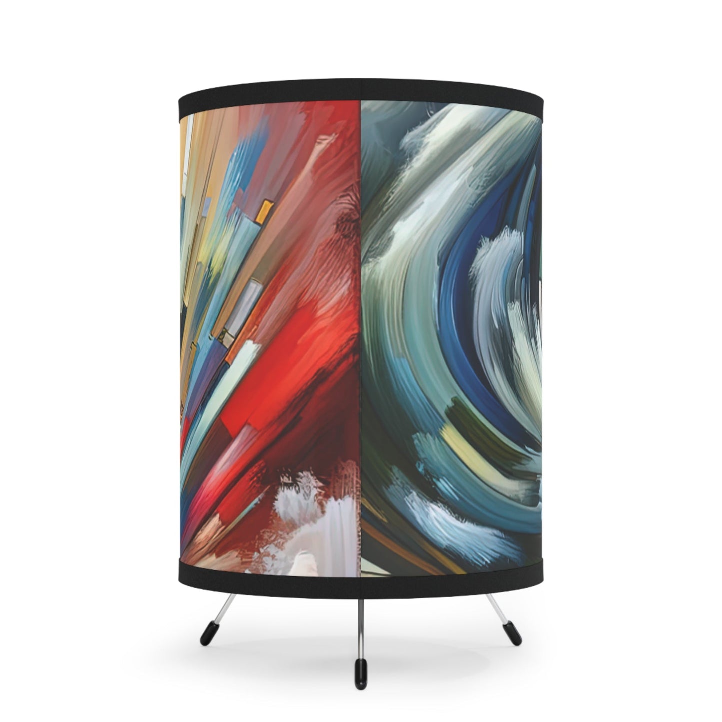 Gratitude Melodic Transformation Tripod Lamp with High-Res Printed Shade, US\CA plug - ATUH.ART