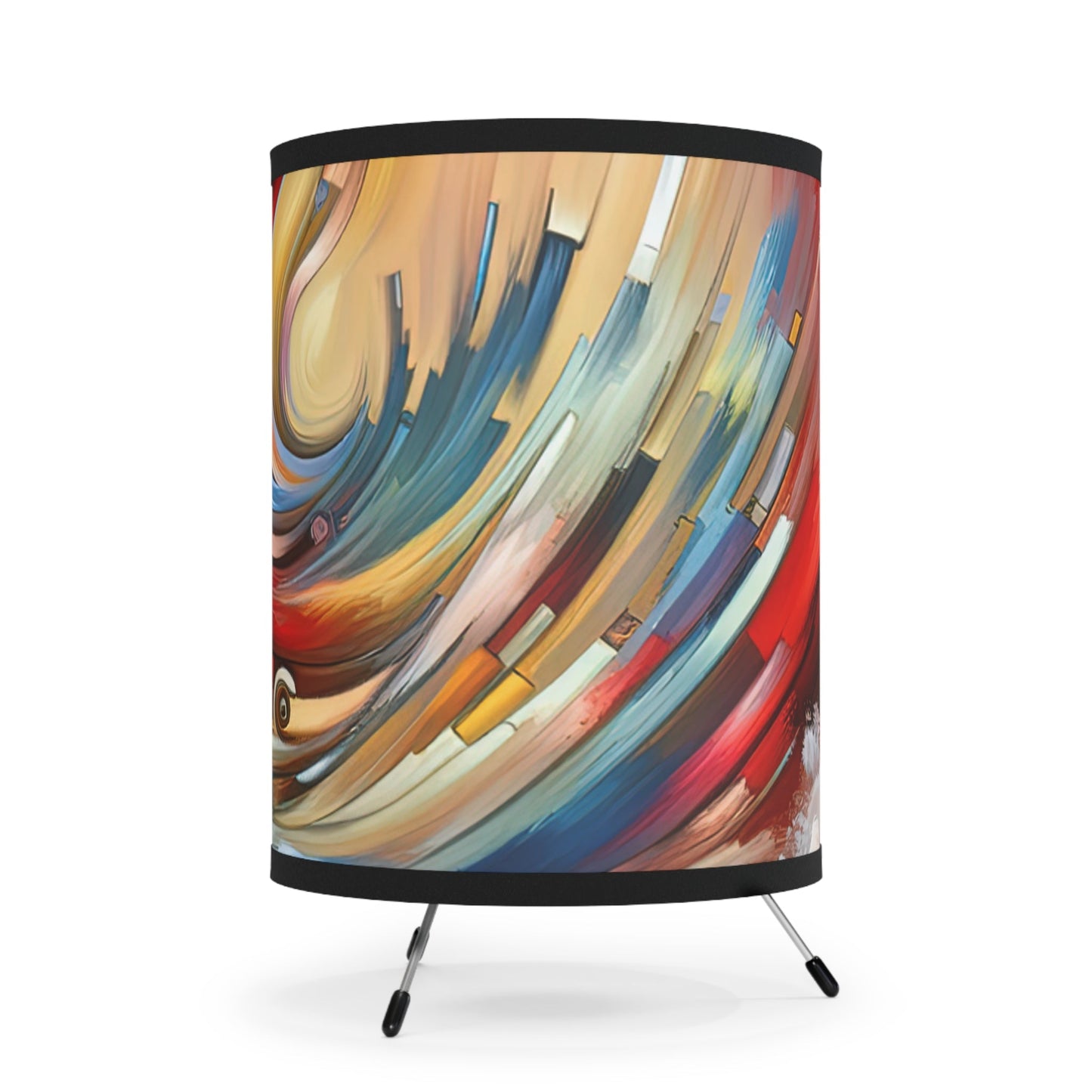 Gratitude Melodic Transformation Tripod Lamp with High-Res Printed Shade, US\CA plug - ATUH.ART