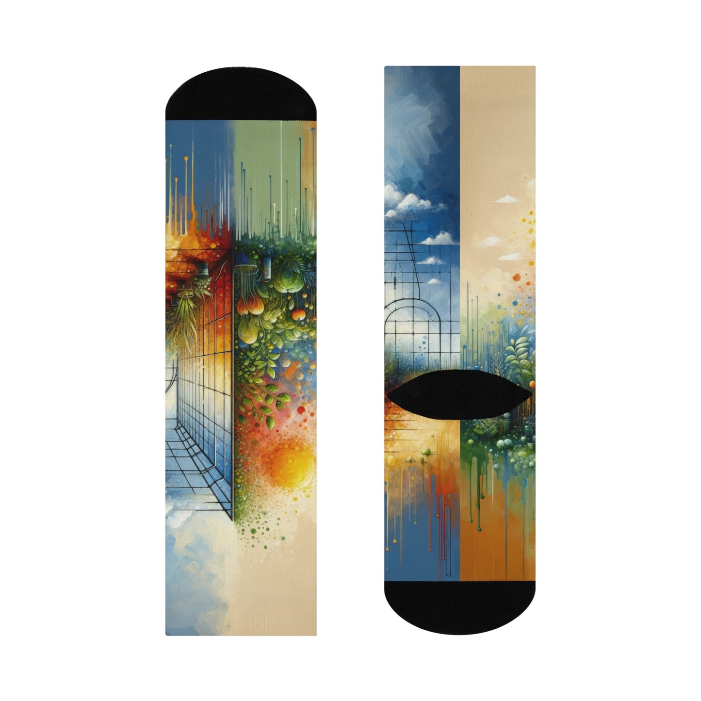 Greenhouse Digital Genesis Cushioned Crew Socks - ATUH.ART