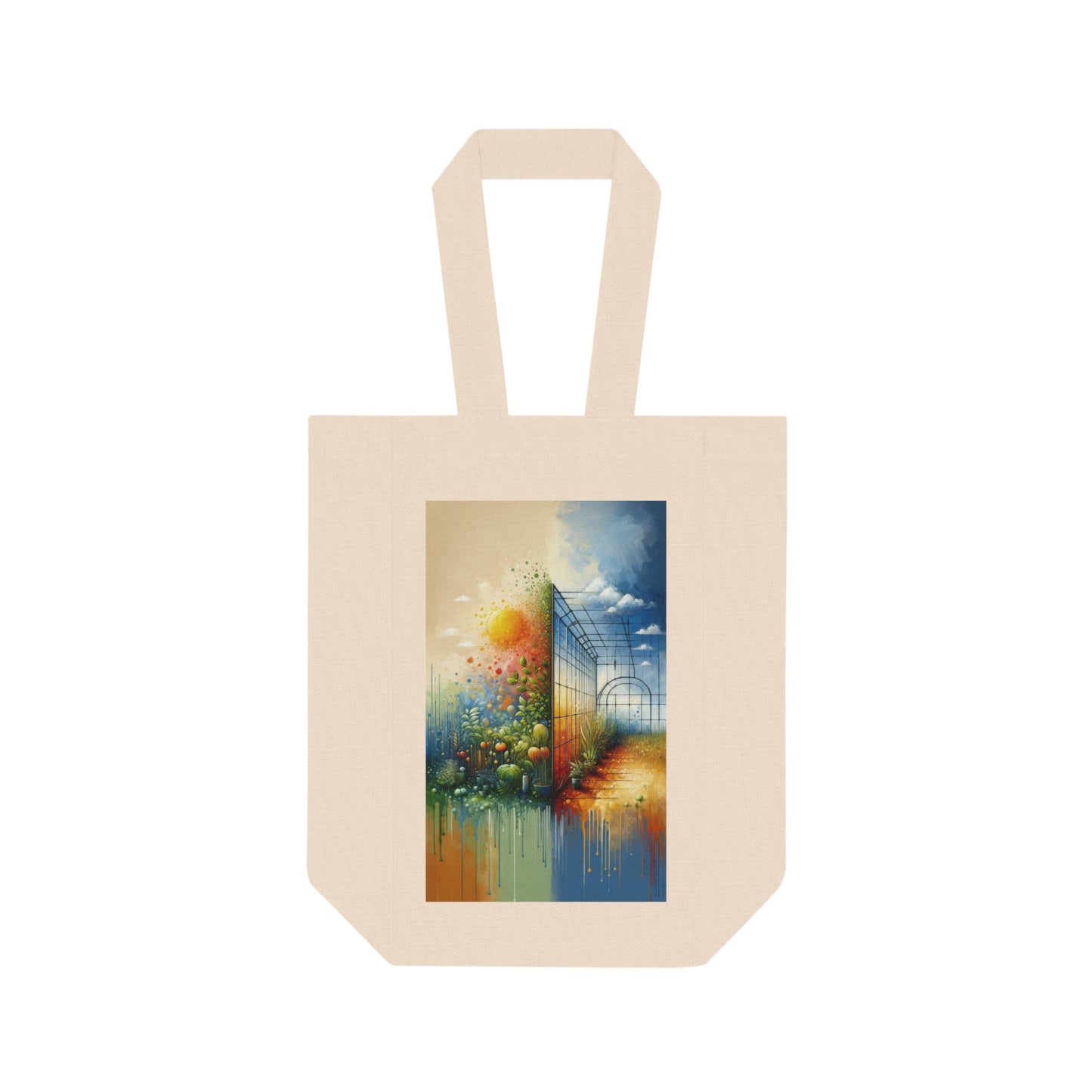 Greenhouse Digital Genesis Double Wine Tote Bag - ATUH.ART
