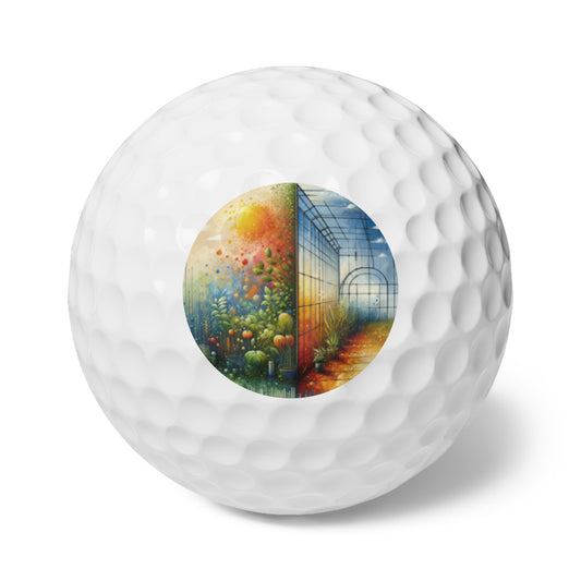 Greenhouse Digital Genesis Golf Balls, 6pcs - ATUH.ART