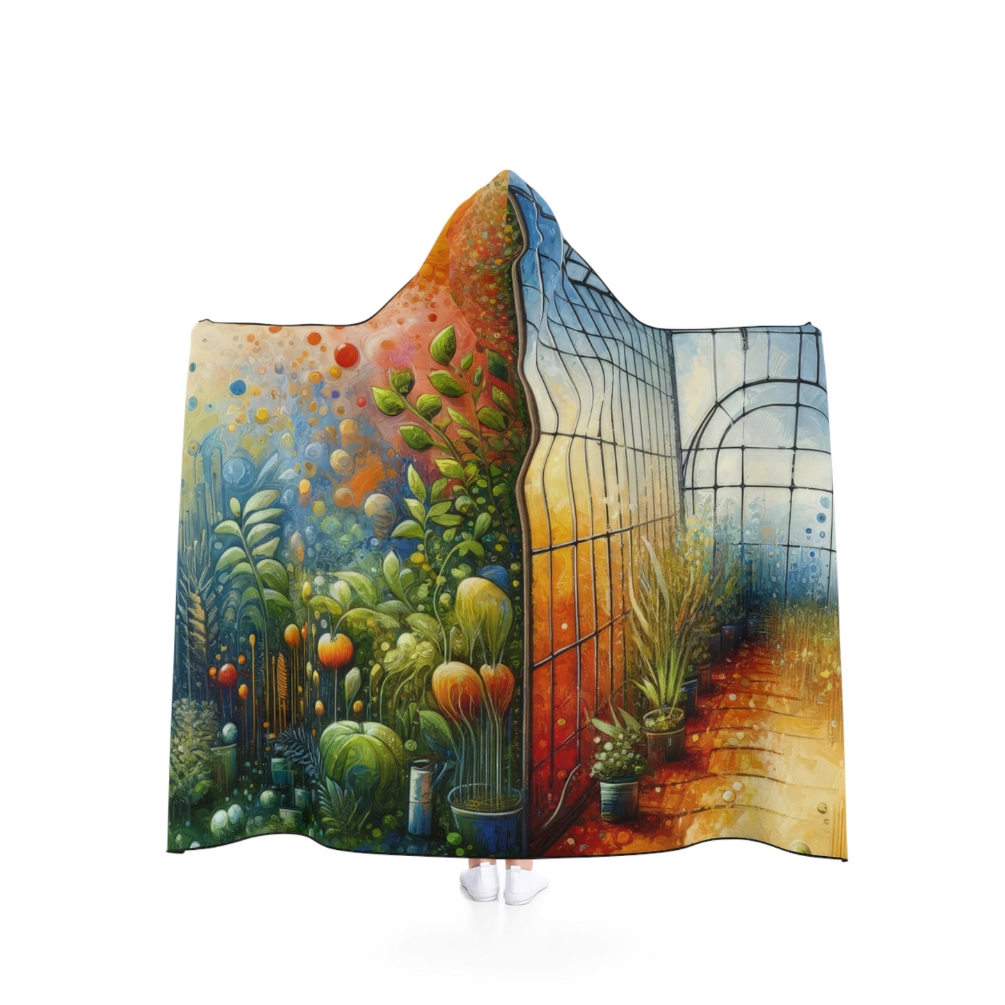Greenhouse Digital Genesis Hooded Blanket - ATUH.ART