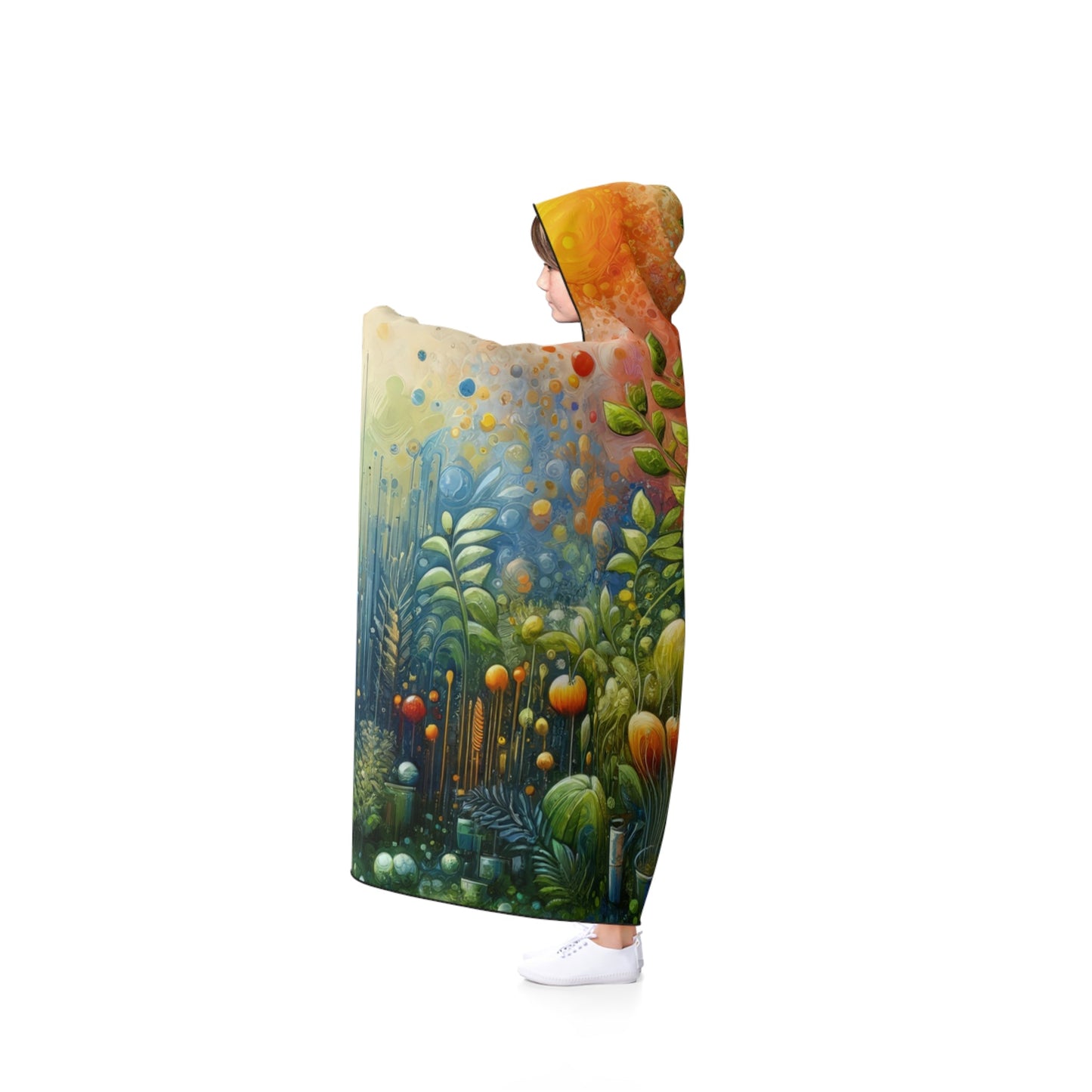 Greenhouse Digital Genesis Hooded Blanket - ATUH.ART