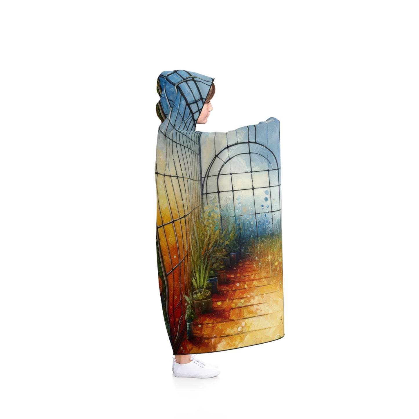 Greenhouse Digital Genesis Hooded Blanket - ATUH.ART